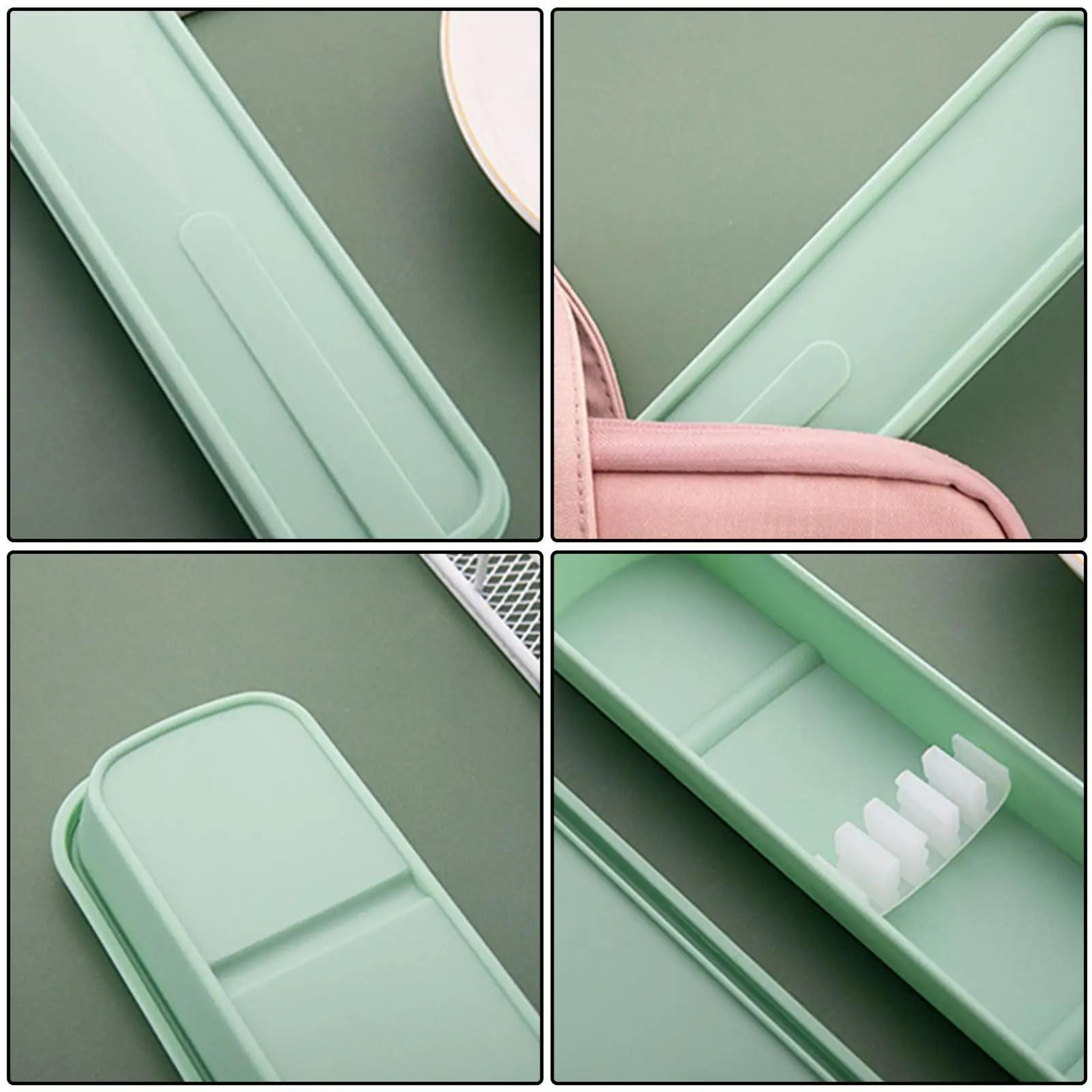 Portable Travel Cutlery Case And MultiColor Tableware Box 2