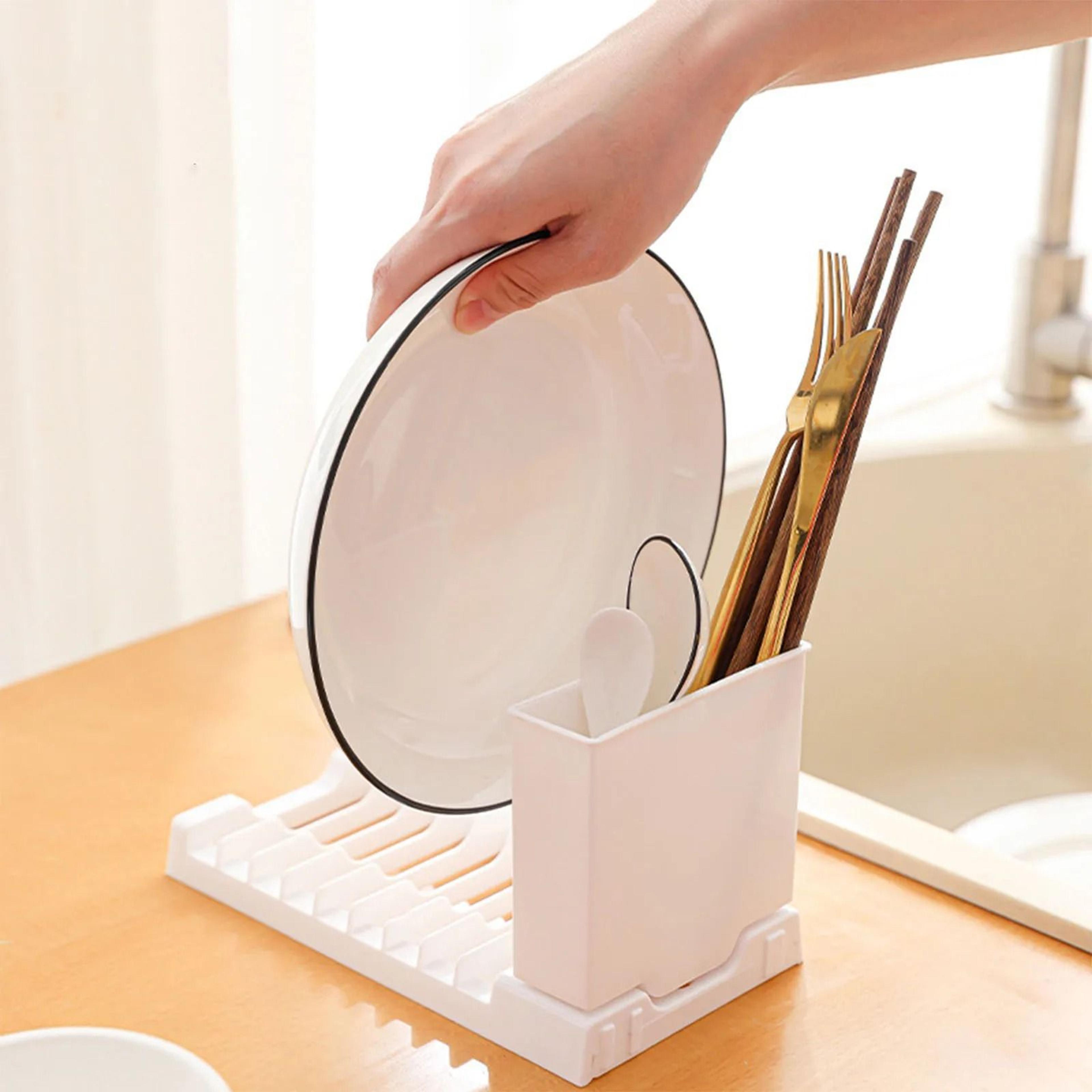 WallMounted Hanging Dish Drying Rack And Kitchen Sink Caddy 1