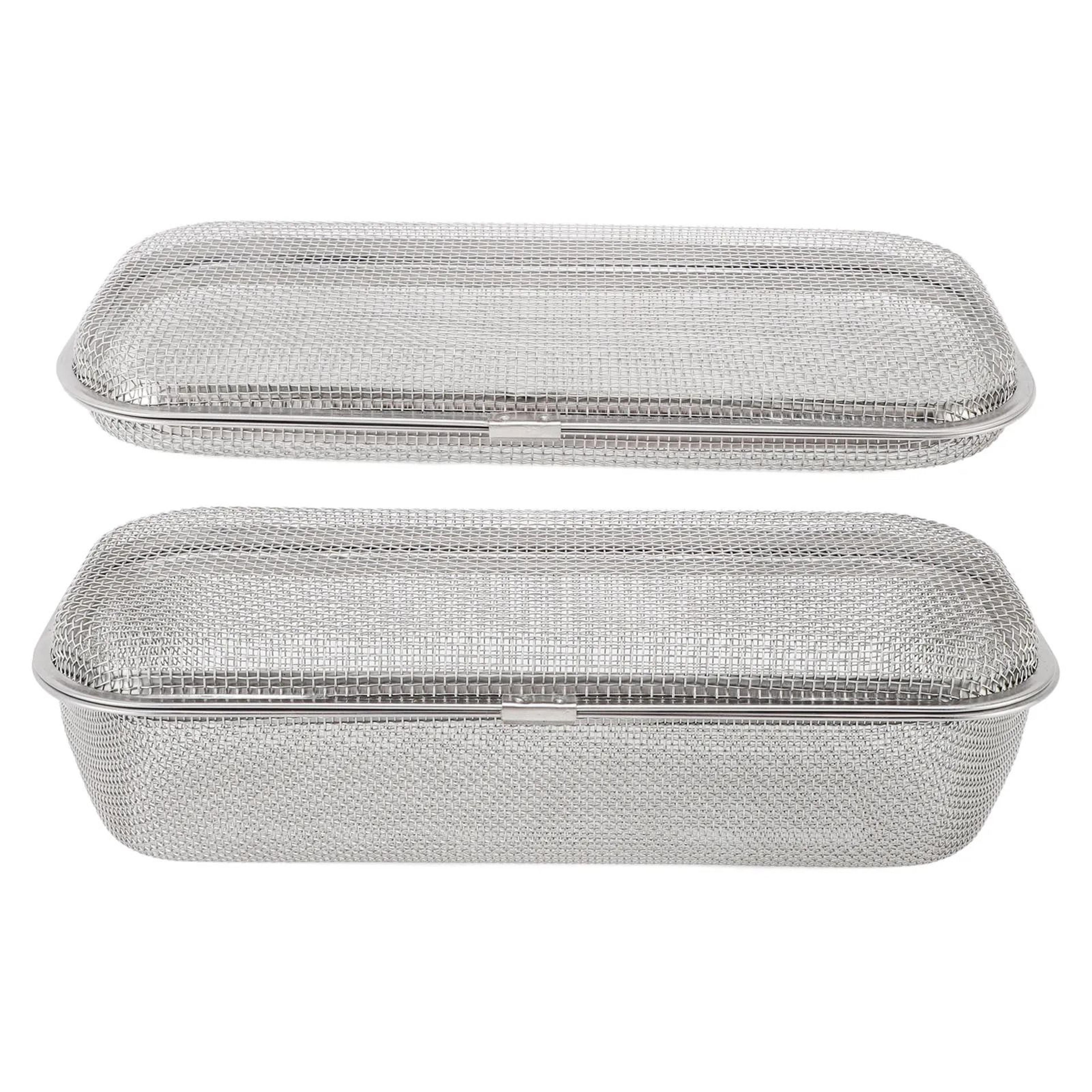 premium 304 stainless steel dishwasher silverware holder and small items mesh basket