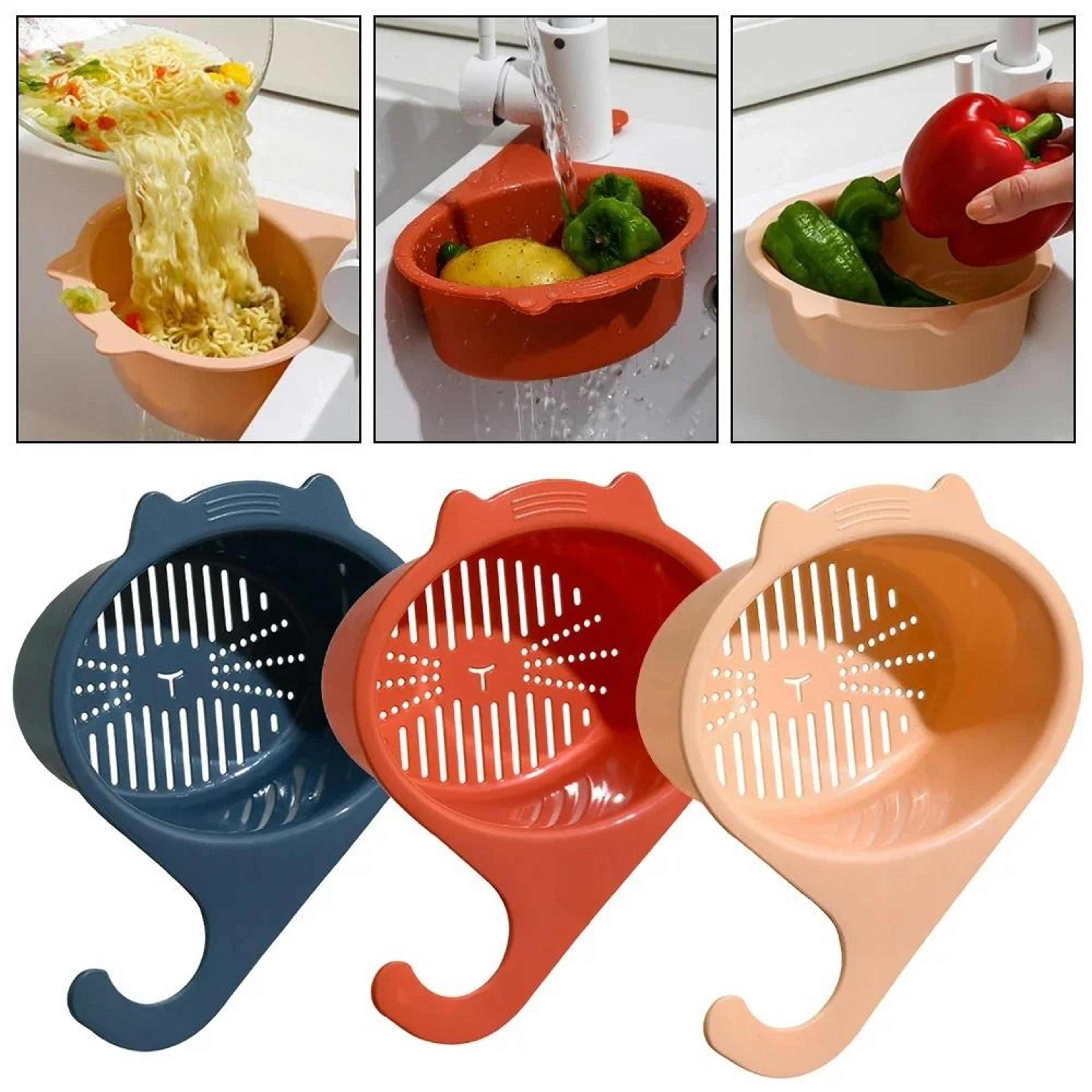 CatShaped Multifunctional Kitchen Sink Drain And Filter Basket 0