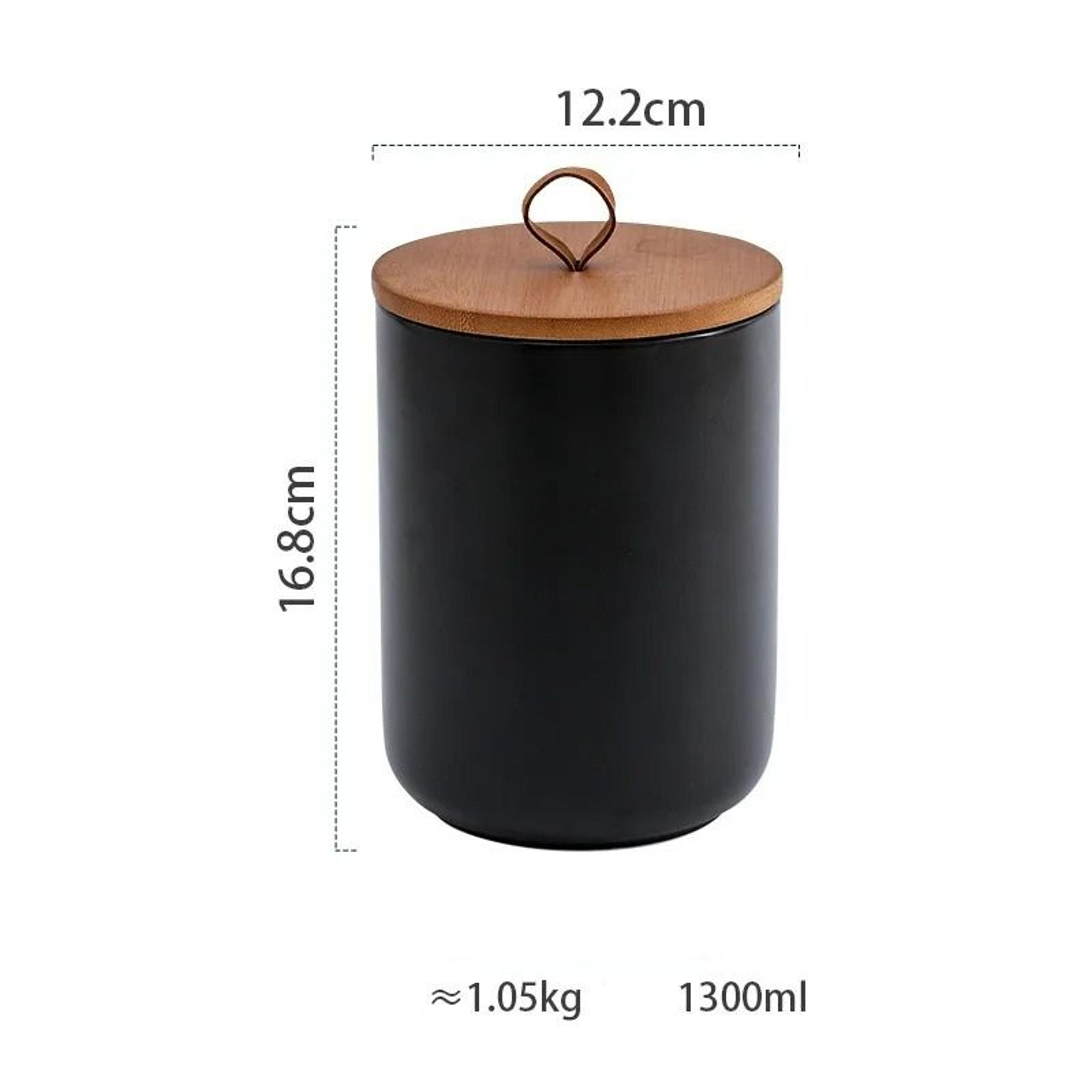 Nordic Ceramic Storage Jar And Matte Sealed Tea Container 10