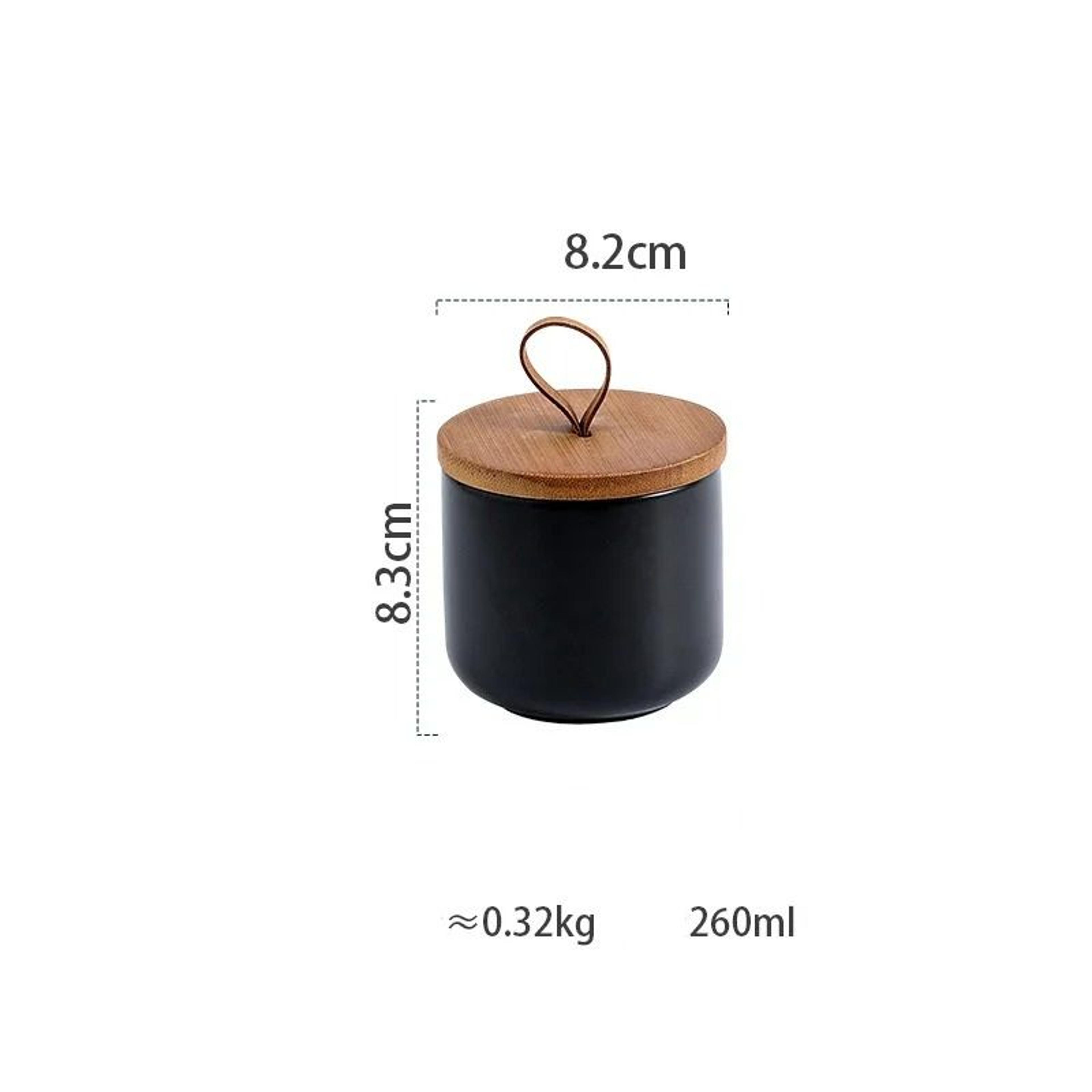 Nordic Ceramic Storage Jar And Matte Sealed Tea Container 7
