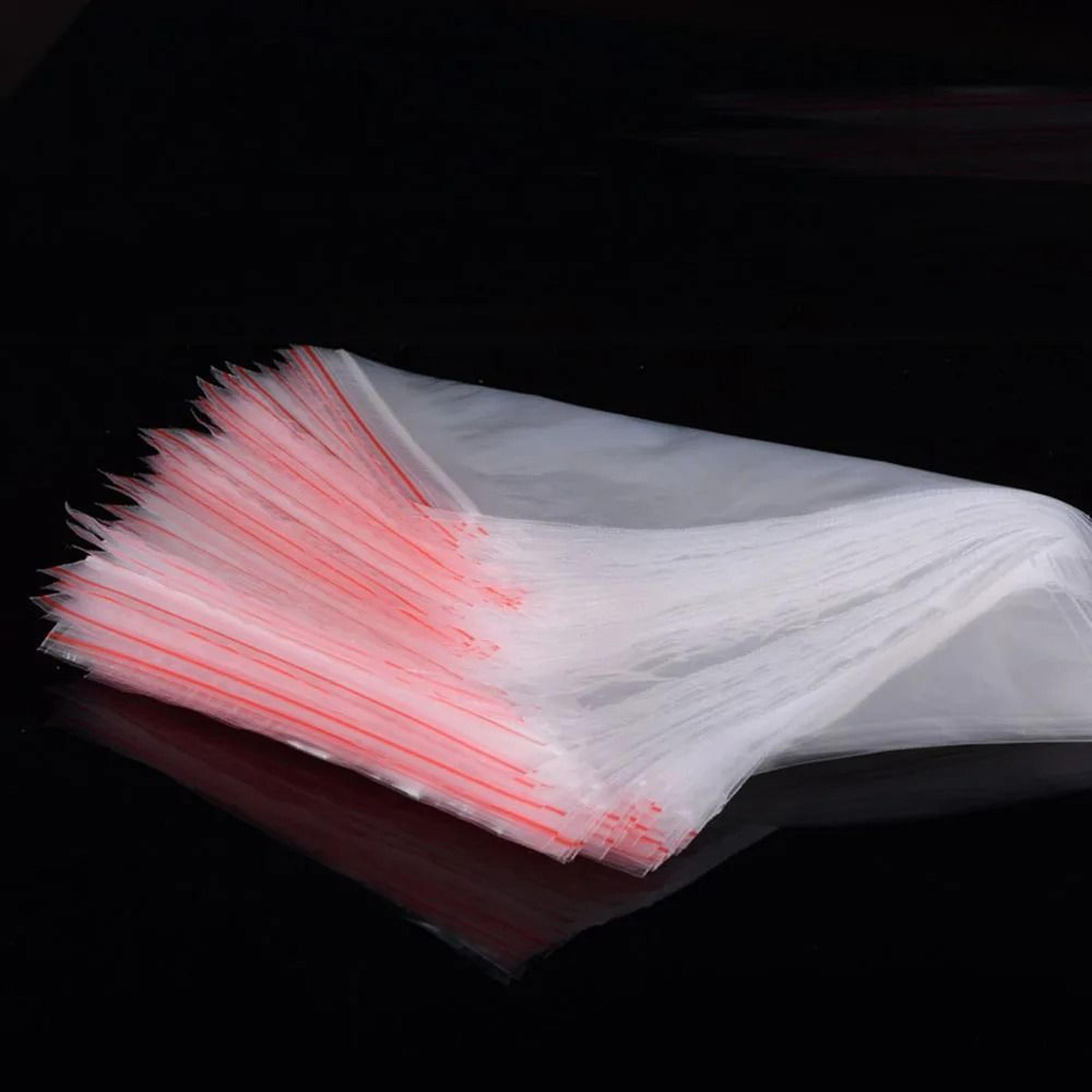 100Piece Bulk Clear Reclosable Mini Zip Lock Poly Bags Set 3