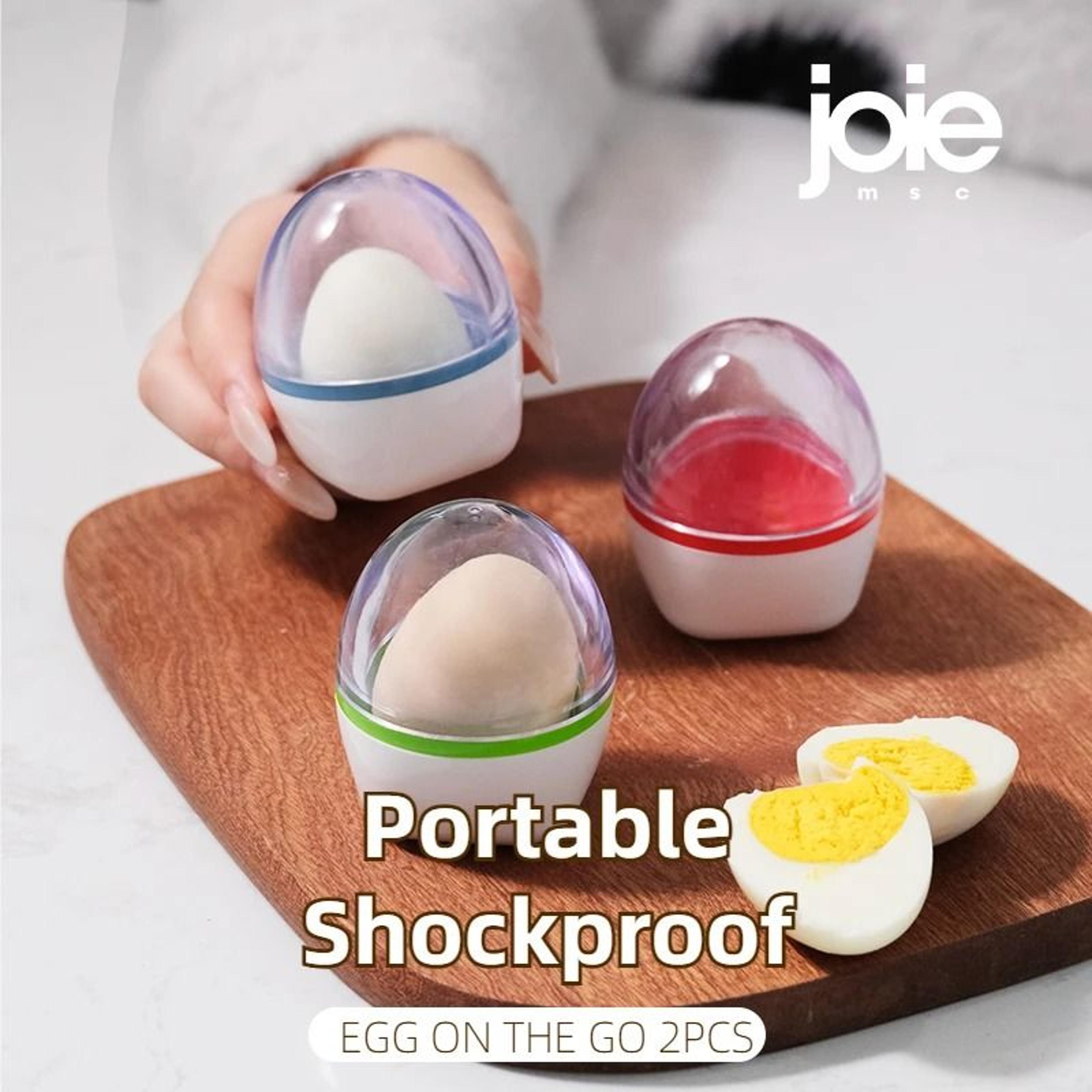 Portable Egg Case  Shockproof Outdoor Travel Container 2Pack 0