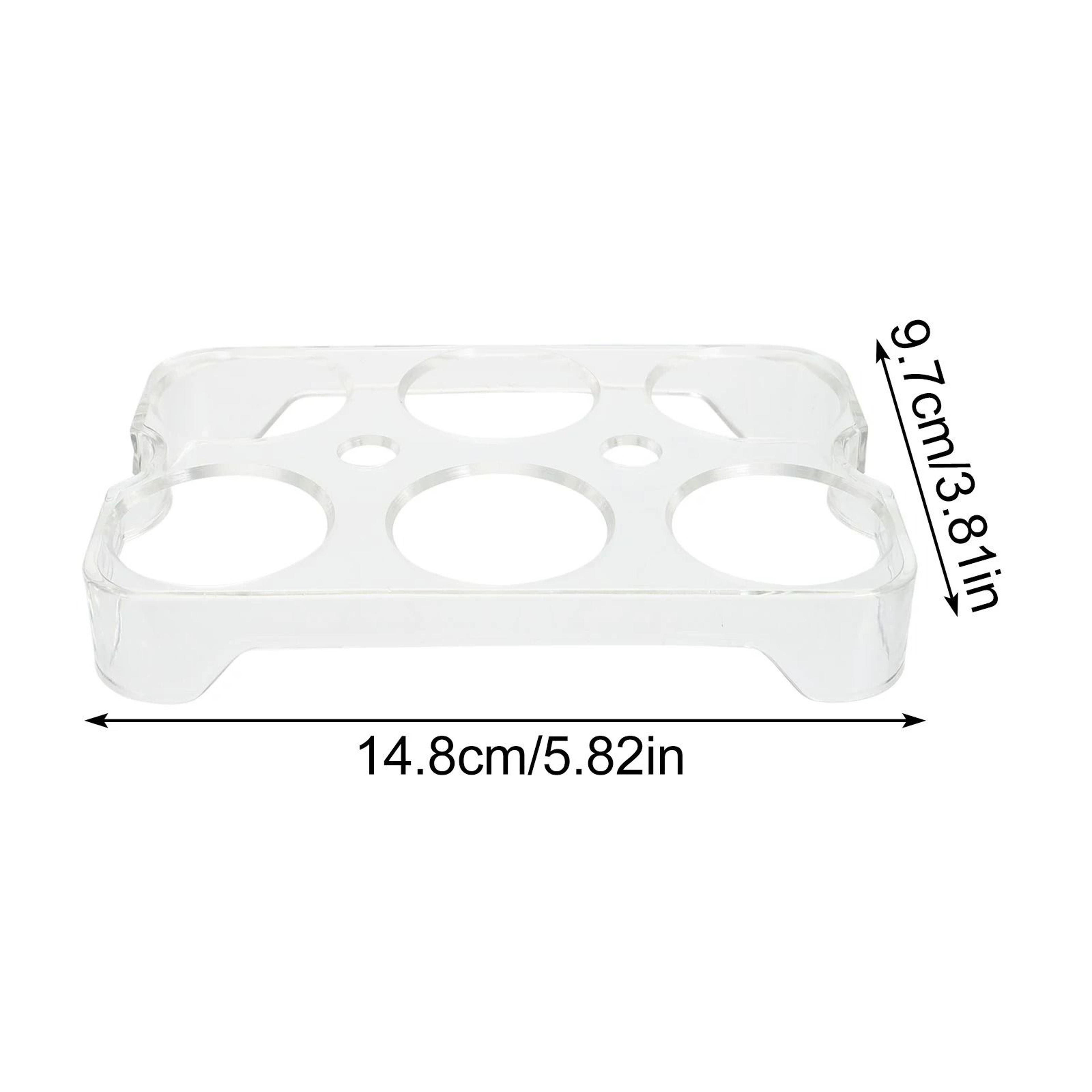 Clear Stackable Refrigerator Egg Container Tray  Storage Box 7