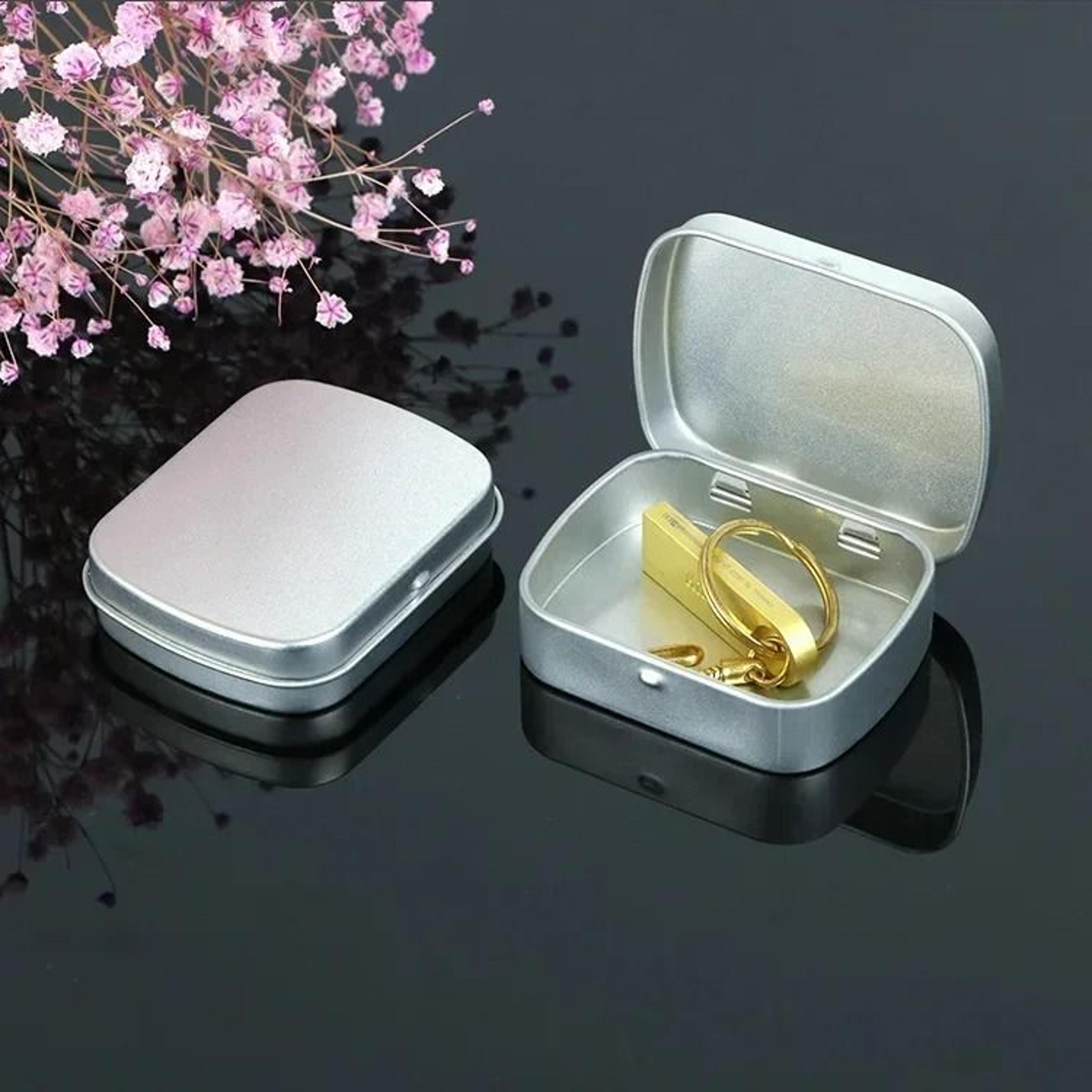 12Piece Portable Mini Metal Tin Box Set  Novelty Storage Containers 7