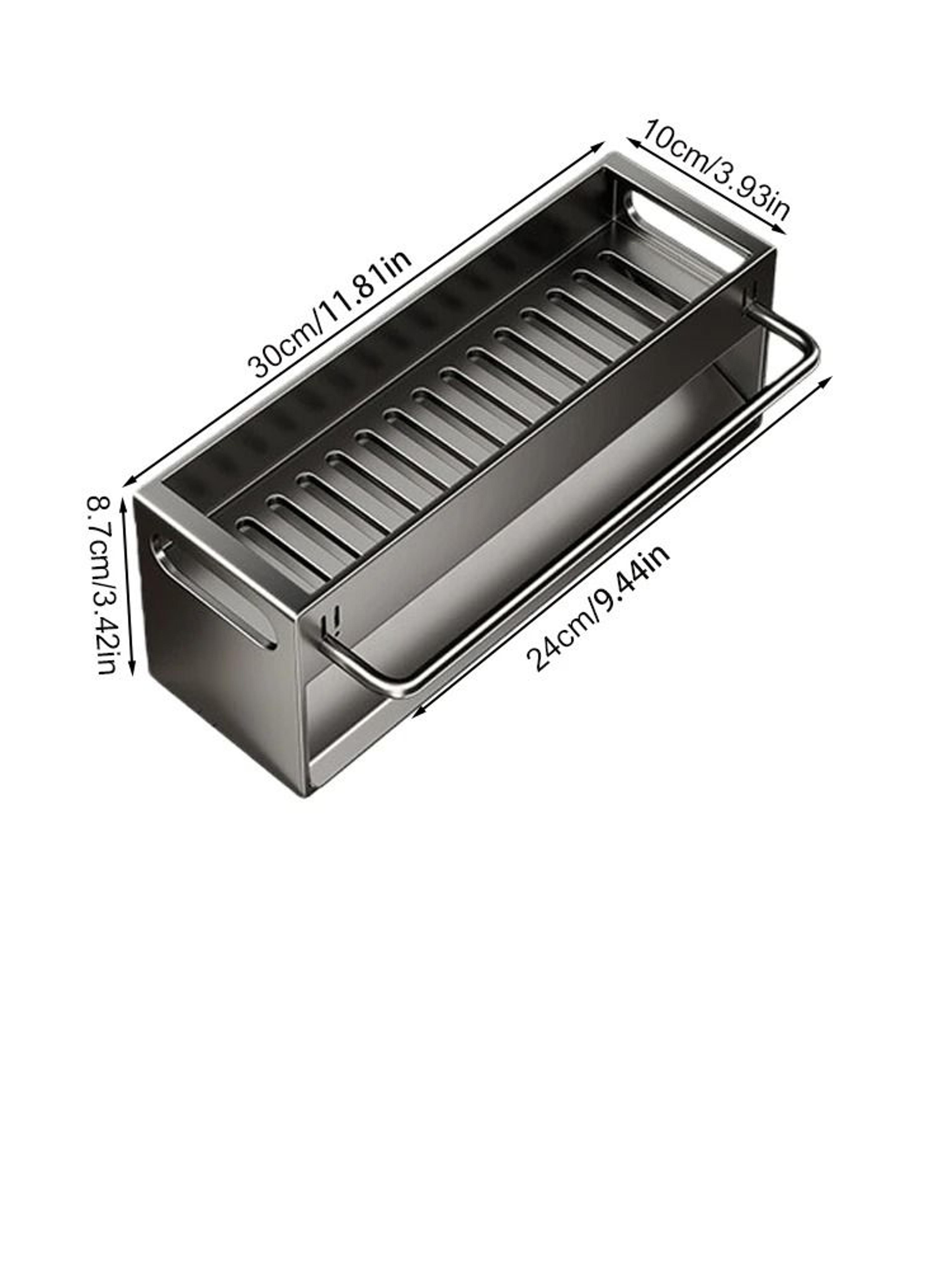Extra Large Carbon Steel Sink Caddy  Kitchen Sponge Holder 7