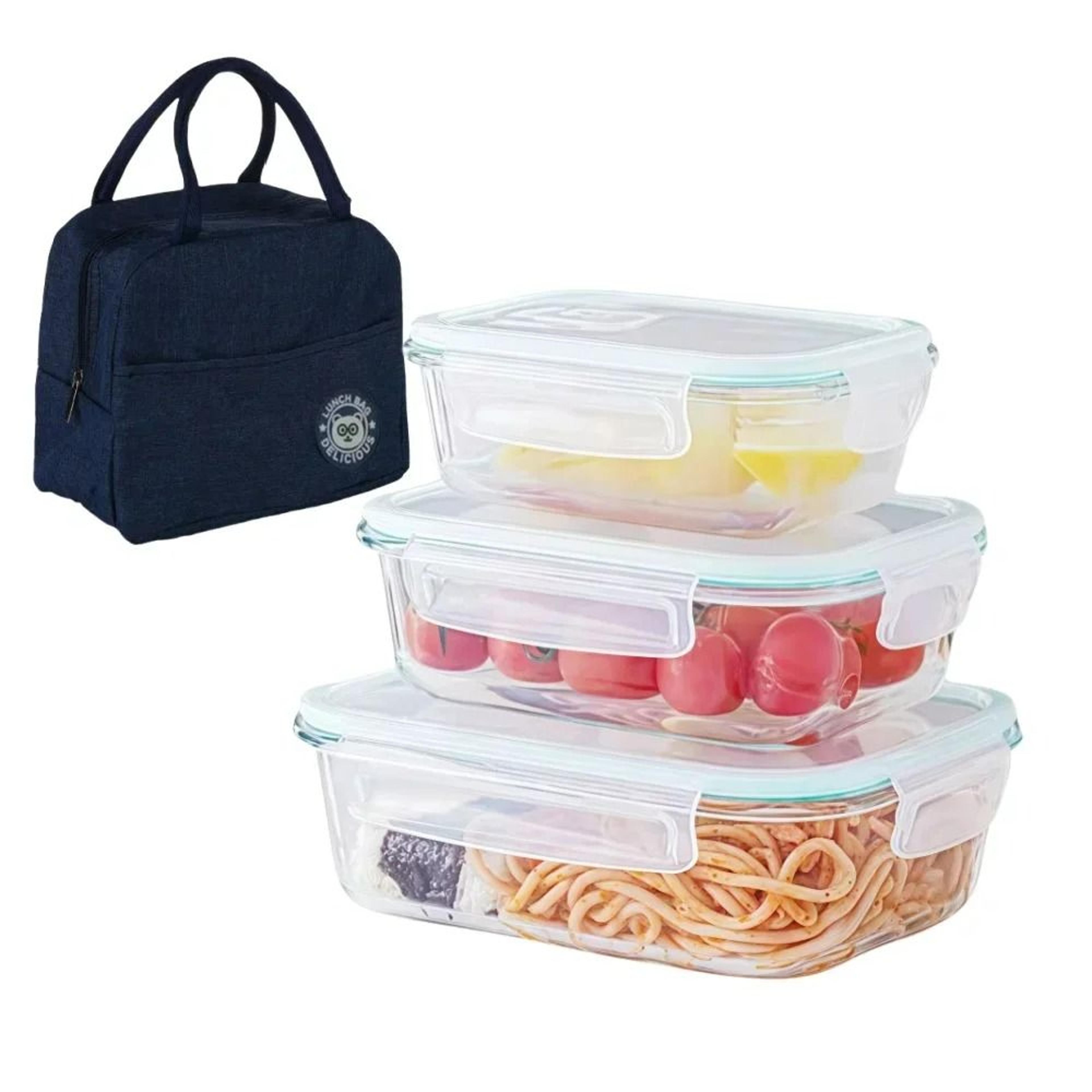 glass food storage containers & airtight bento boxes