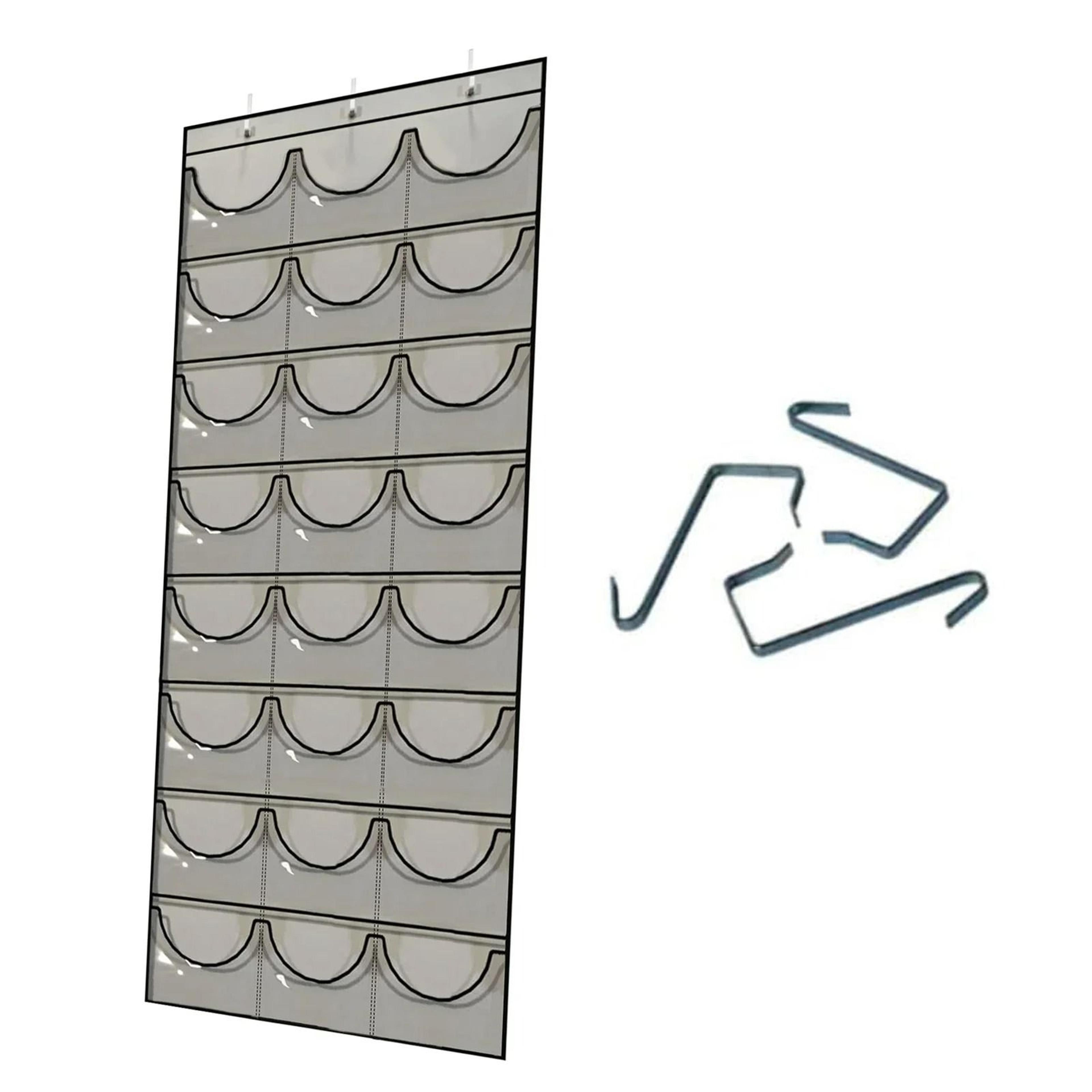 Hat Storage Holder Organizer With 24 Clear Pockets 4