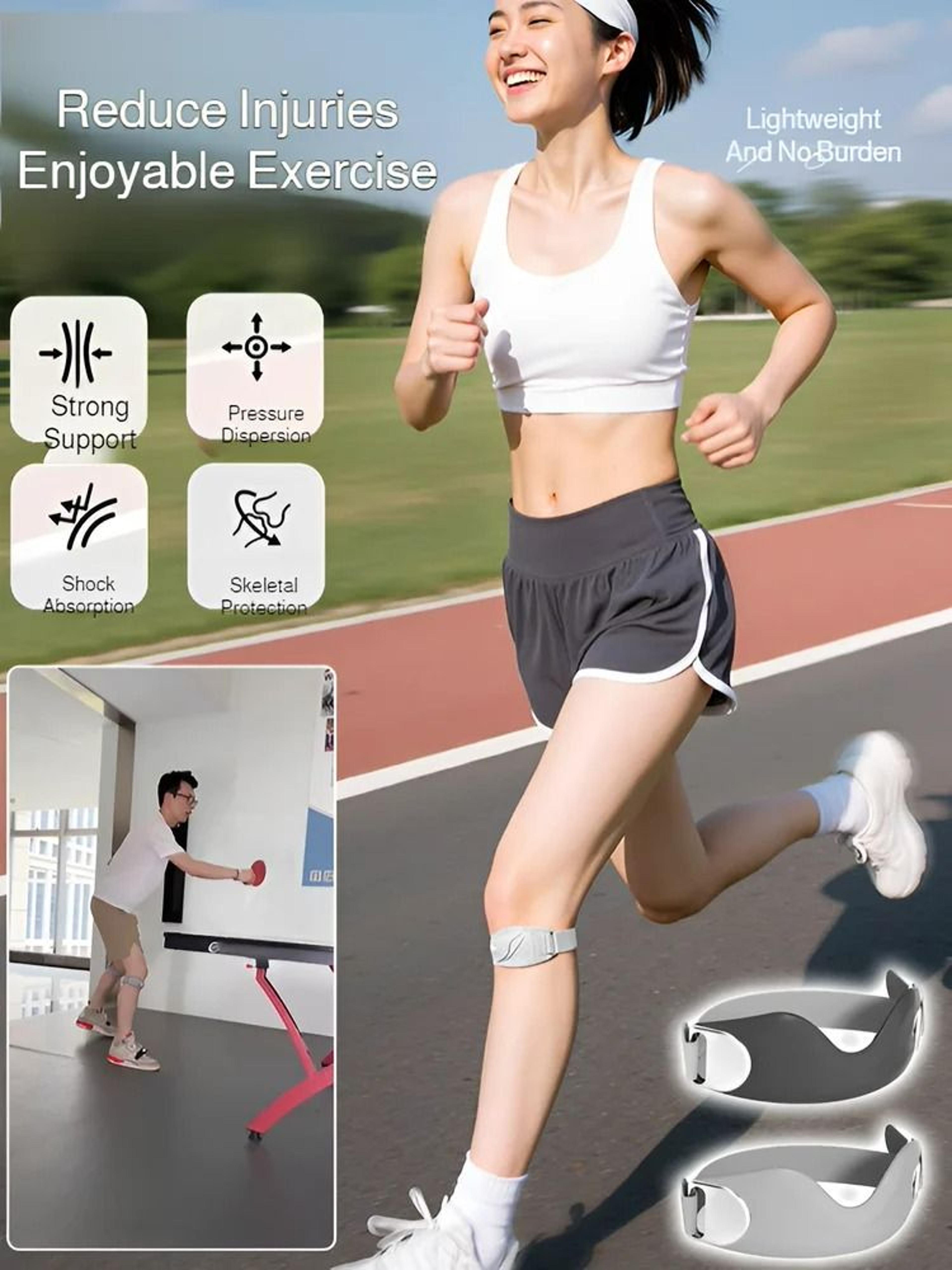 Patella Knee Strap  Adjustable Silicone Tendon Stabilizer Support Bands 1