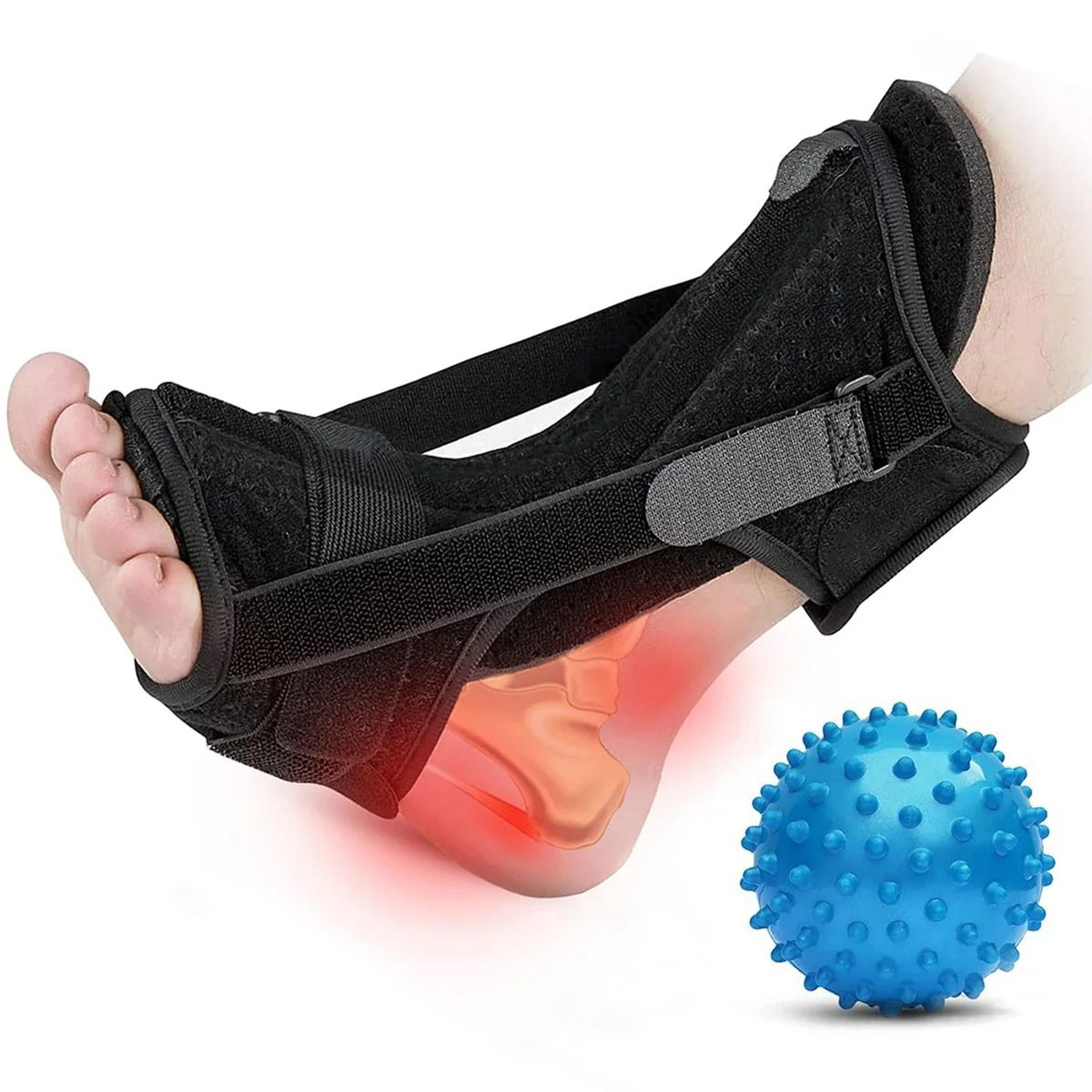 adjustable plantar fasciitis night splint & foot drop orthotic brace