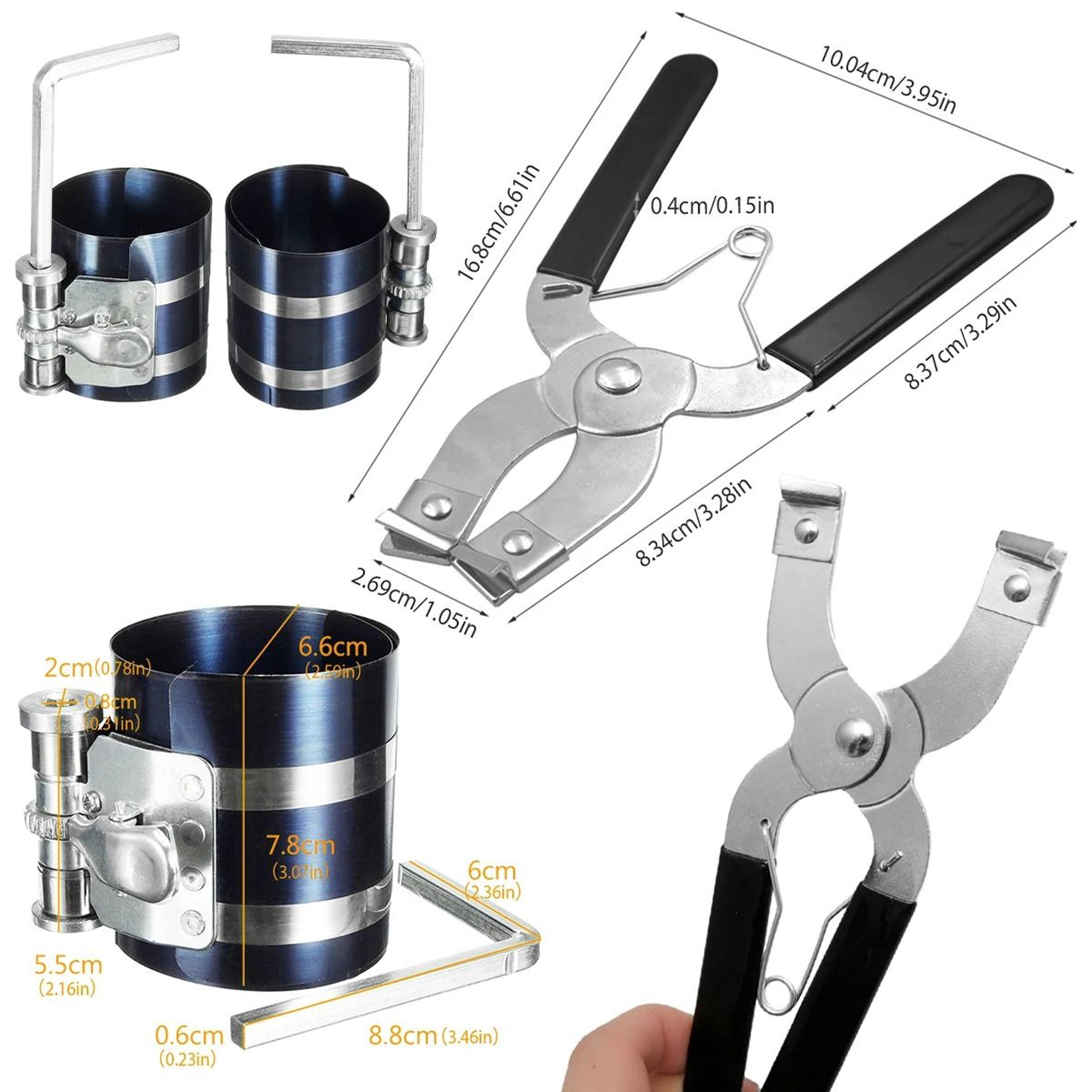 Piston Ring Installer Plier  53175mm HeavyDuty Engine Compressor Tool 5