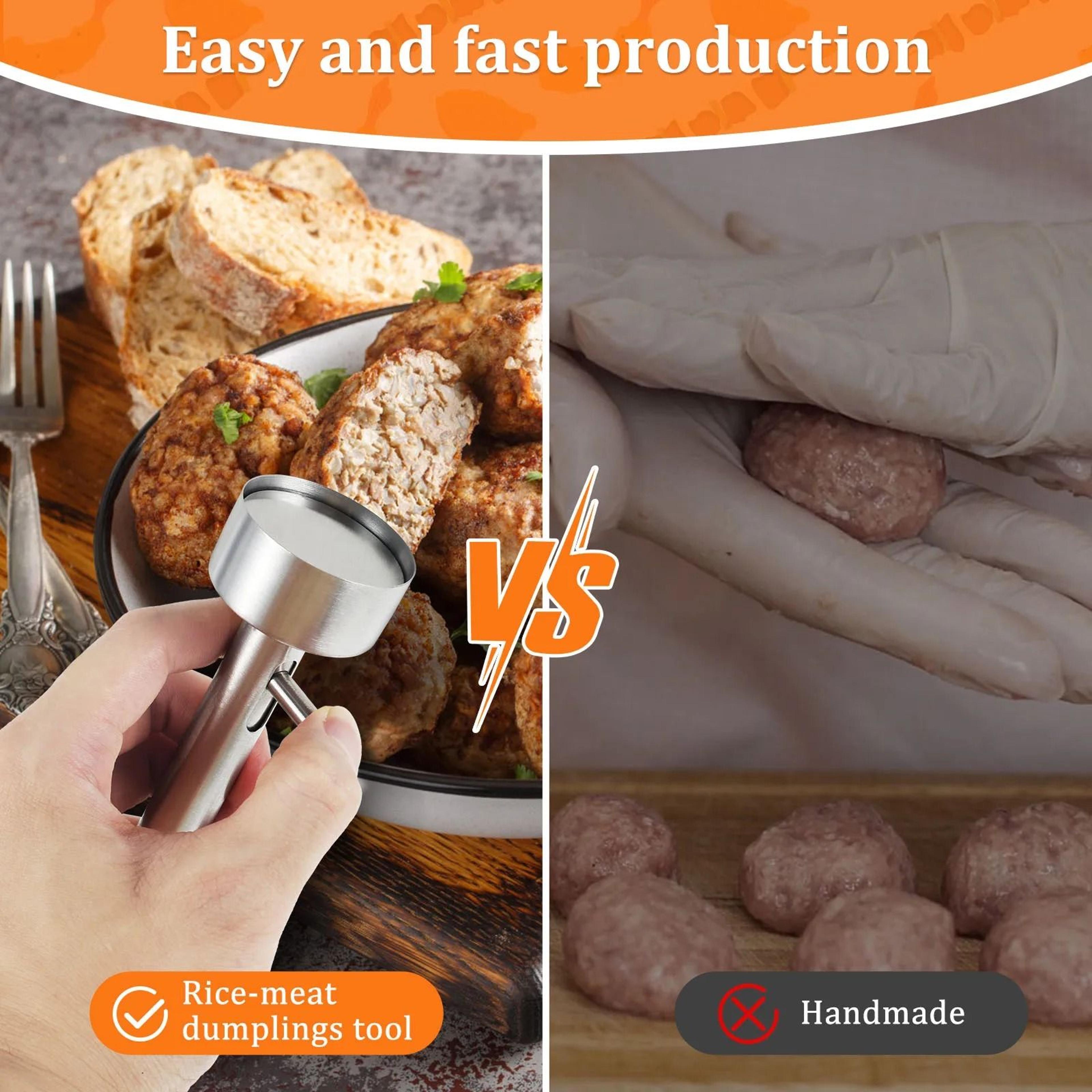 Stainless Steel Falafel Scoop And Meatball Maker 4