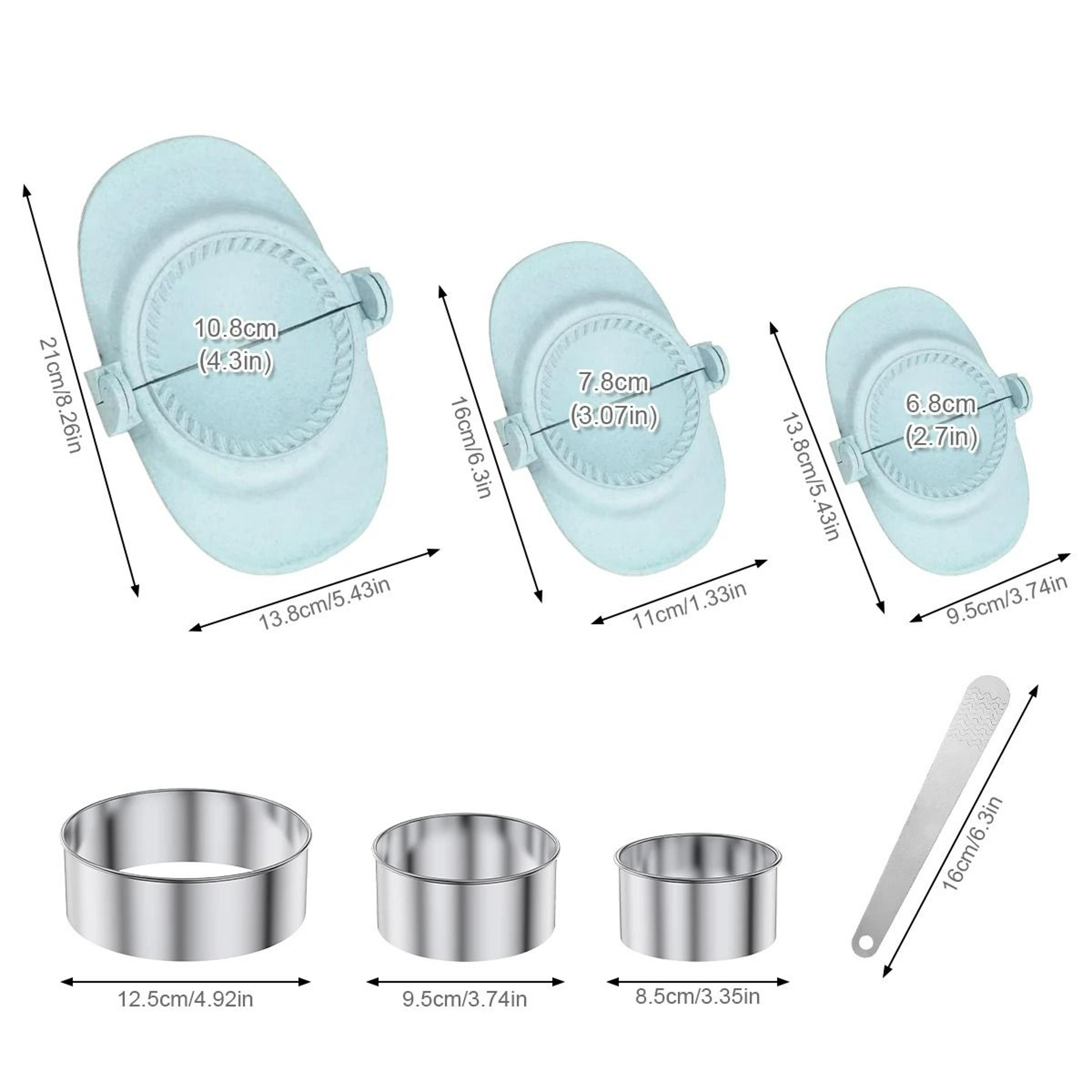 7Piece Stainless Steel Dumpling Maker And Empanada Press Set 5