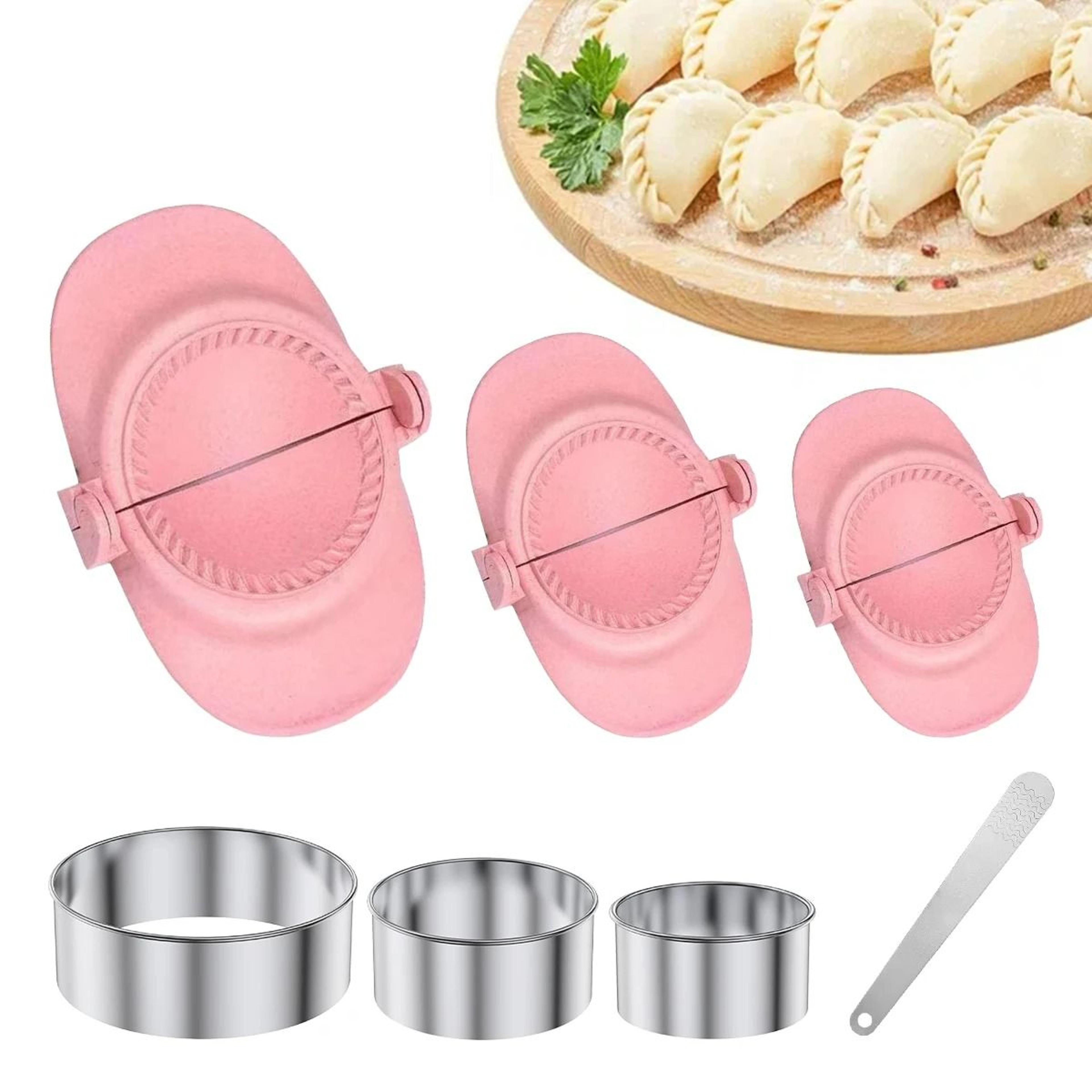 7Piece Stainless Steel Dumpling Maker And Empanada Press Set 7