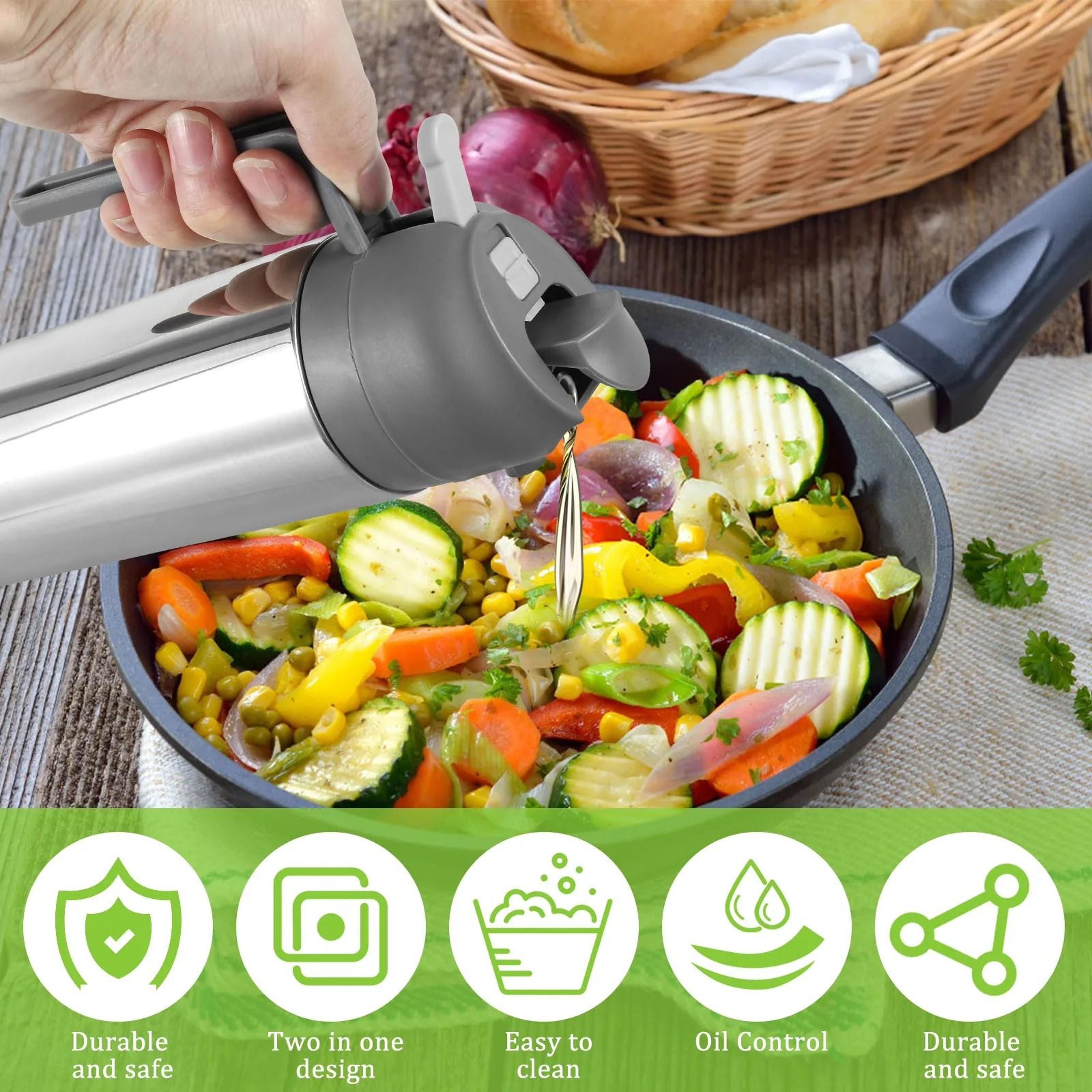 304 Stainless Steel Oil Spray Bottle  HighPerformance Kitchen  BBQ Dispenser 3