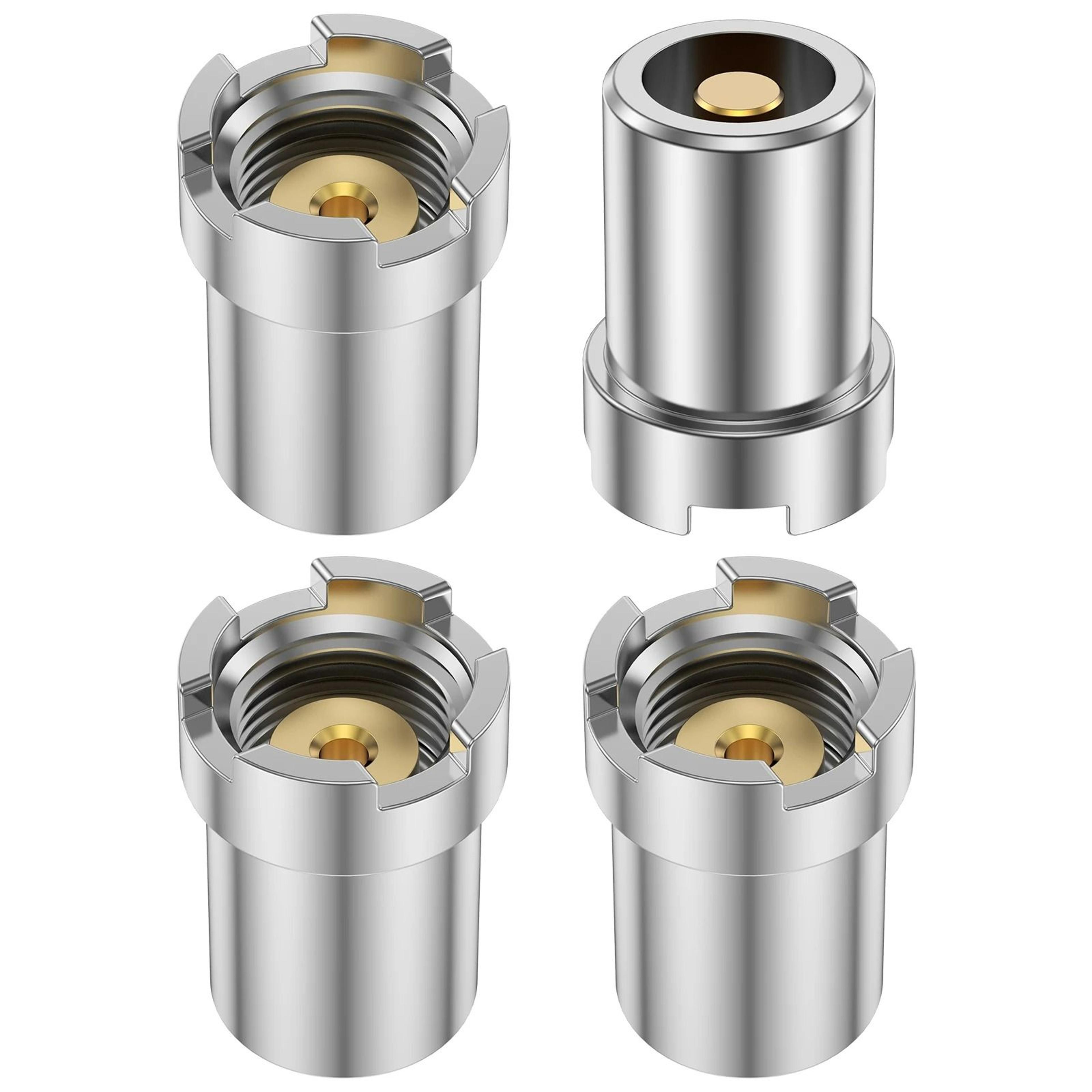 4Piece 510 Threaded Magnetic Adapter Kit  Durable Ring Converter Set 0