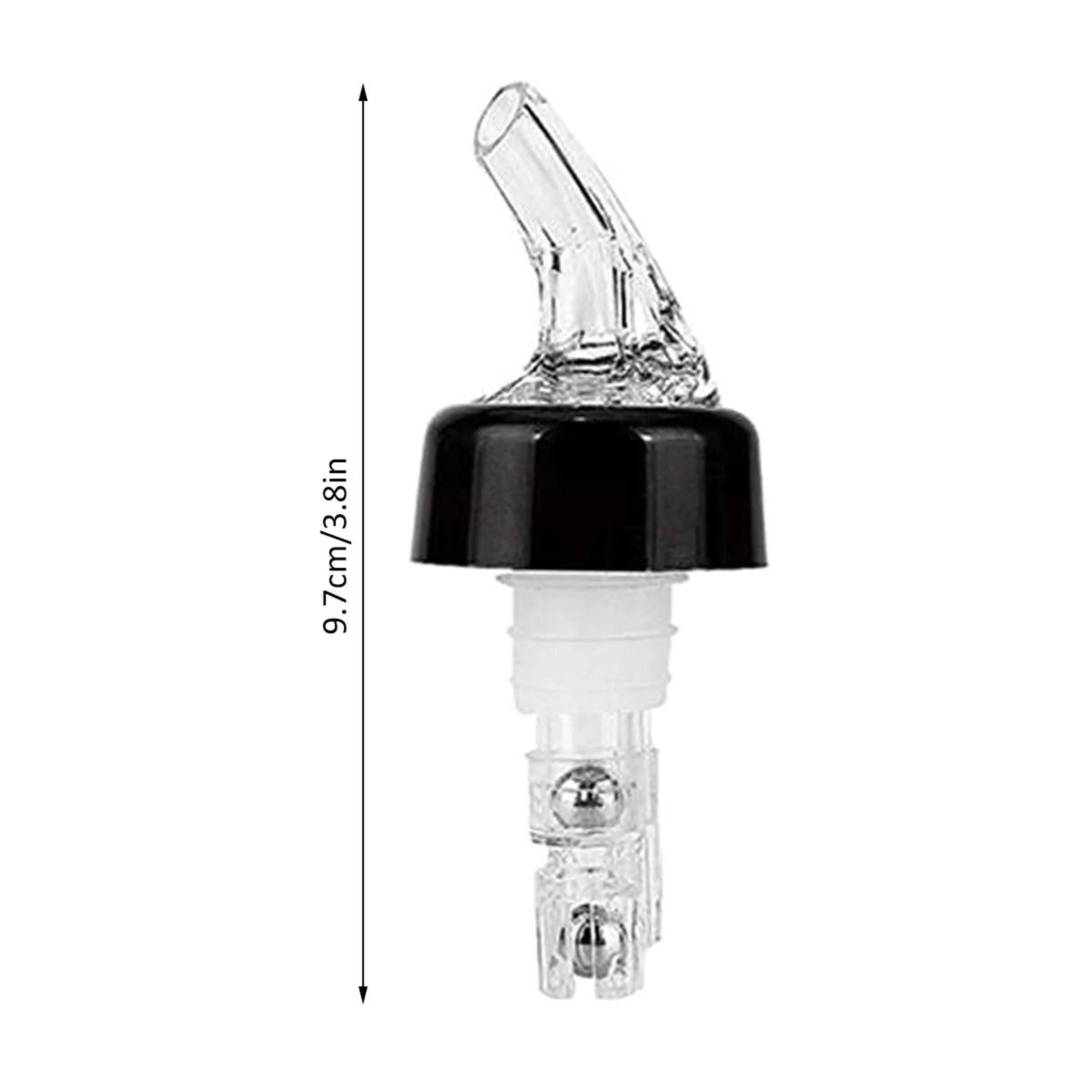 10Piece Automatic Measured Bottle Pourer Set  Clear QuickMeasure Liquor Dispenser 4