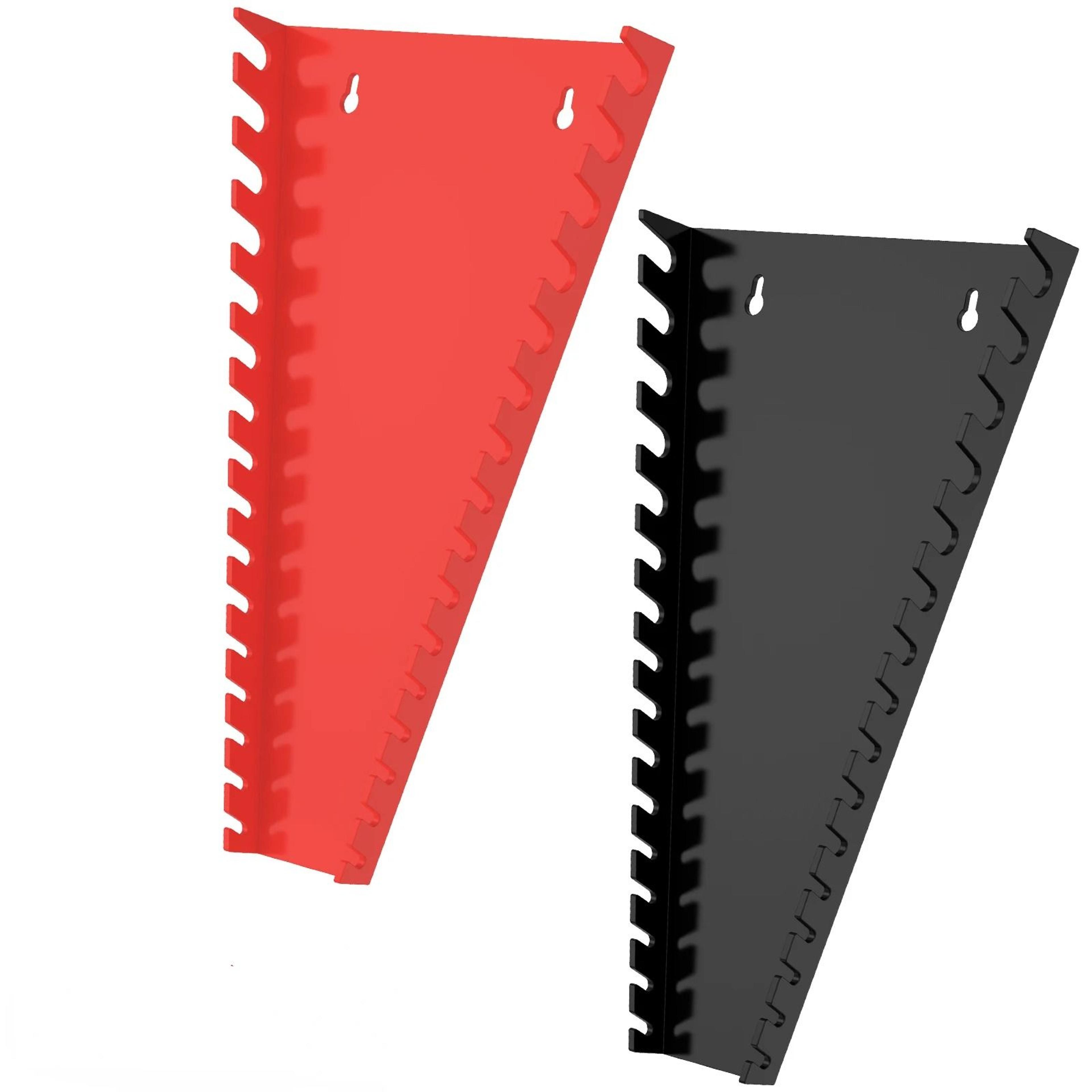 2Piece Wrench Organizer Set  SpaceSaving Plastic Spanner Storage Rack For 5mm To 27mm Tools 7