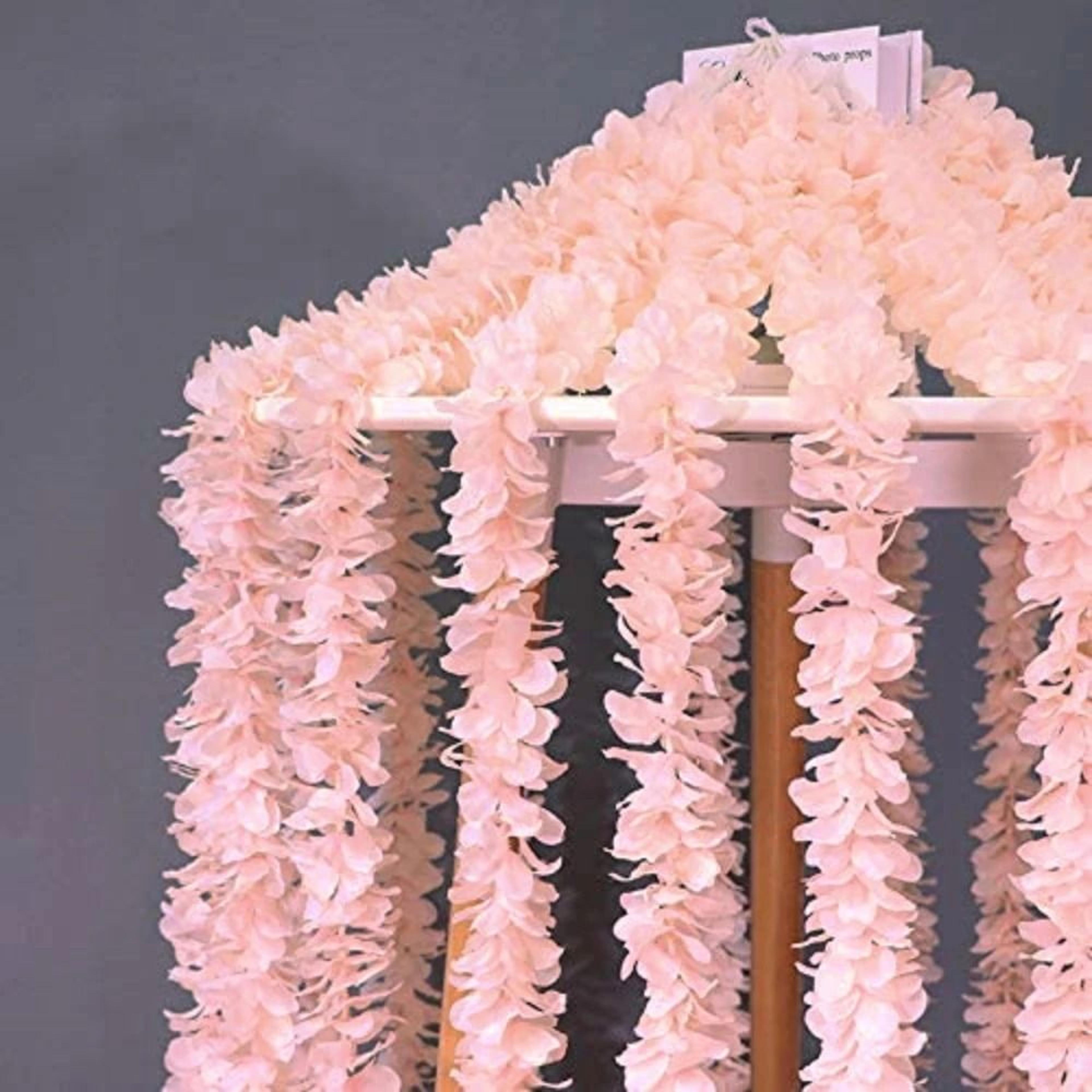 20Piece Artificial Silk Wisteria Vine Set  1M Hanging Garland For Weddings  Parties 2