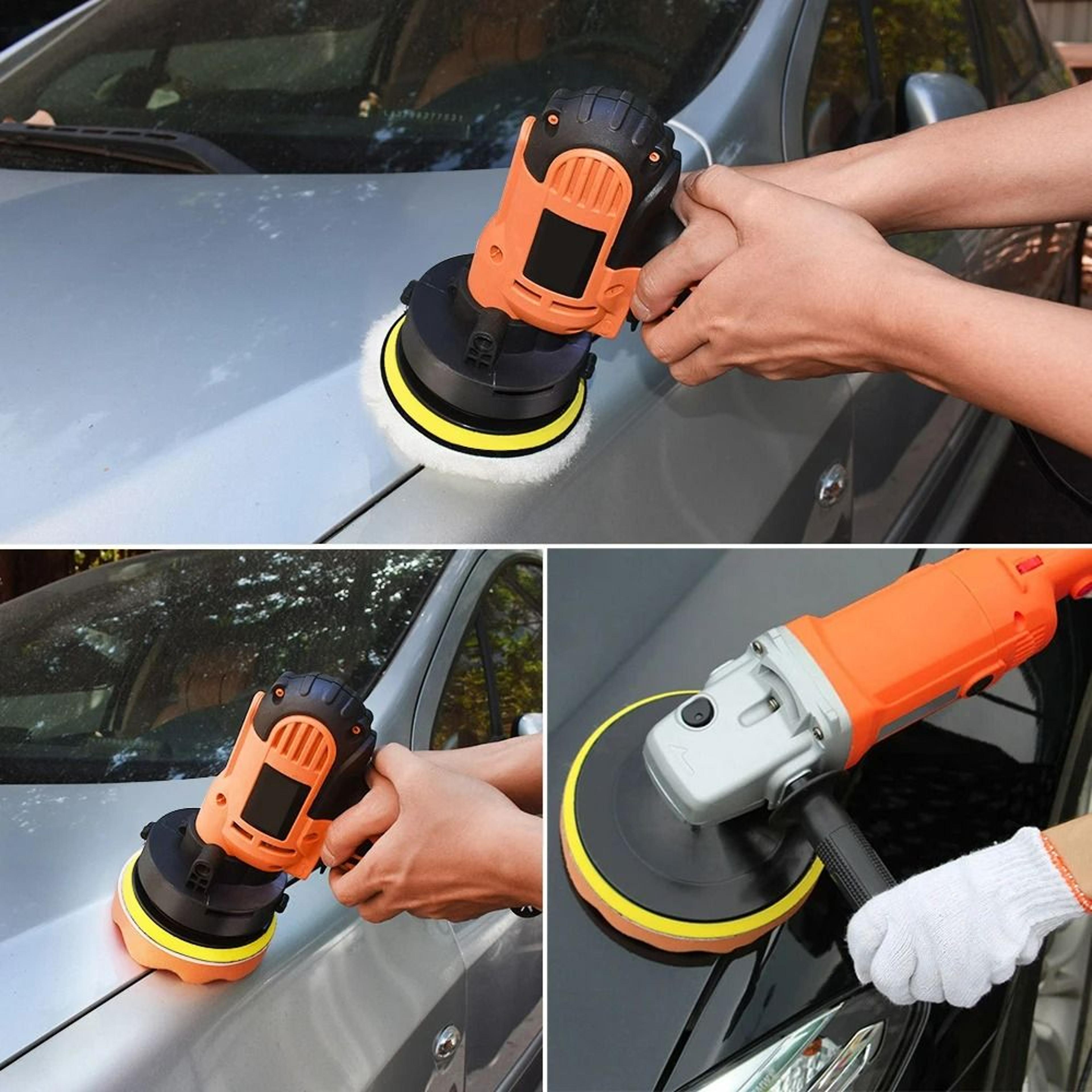 12Piece 4Inch Polishing Pads Set  Car Foam Buffing And Waxing Kit With M10 Drill Adapter 4