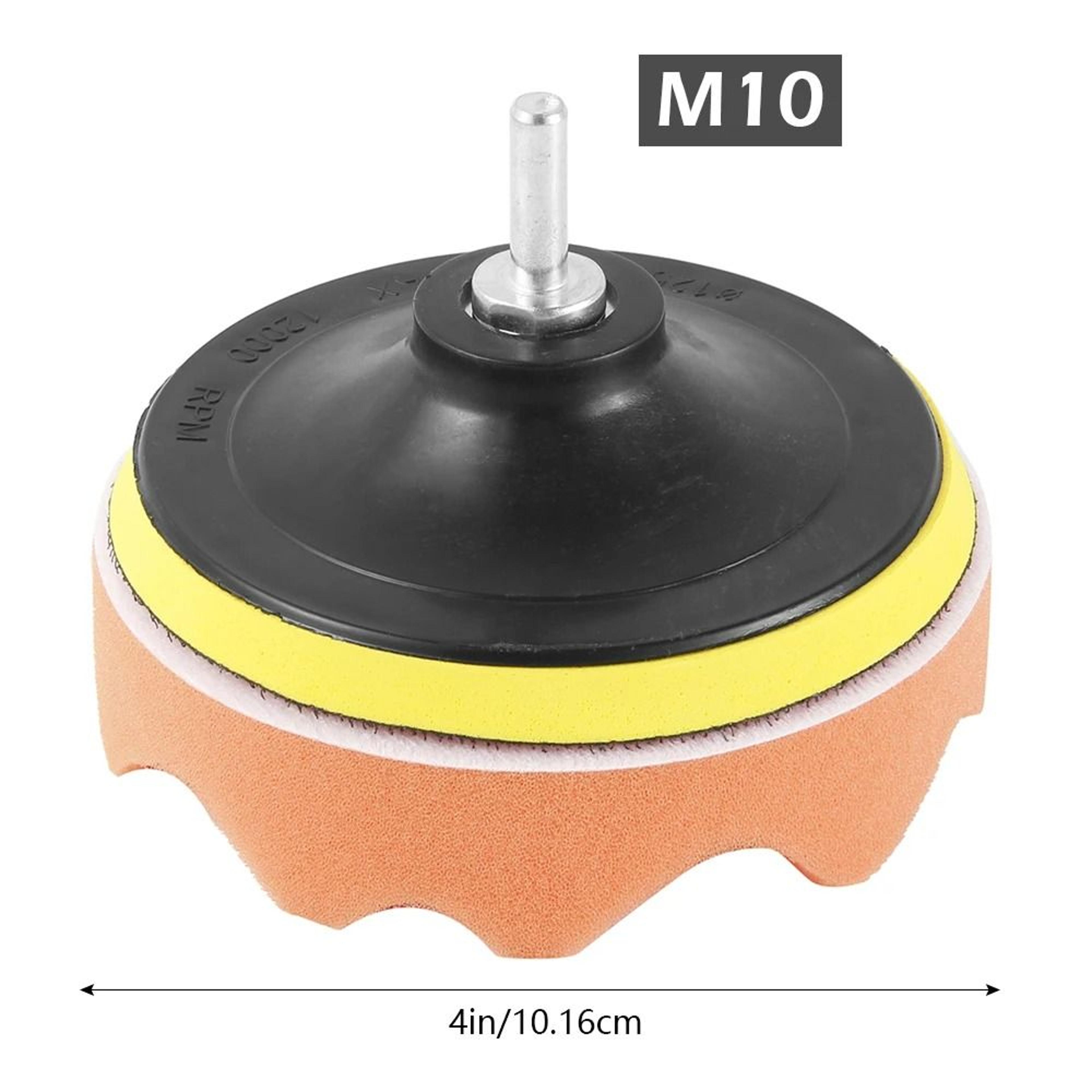 12Piece 4Inch Polishing Pads Set  Car Foam Buffing And Waxing Kit With M10 Drill Adapter 5