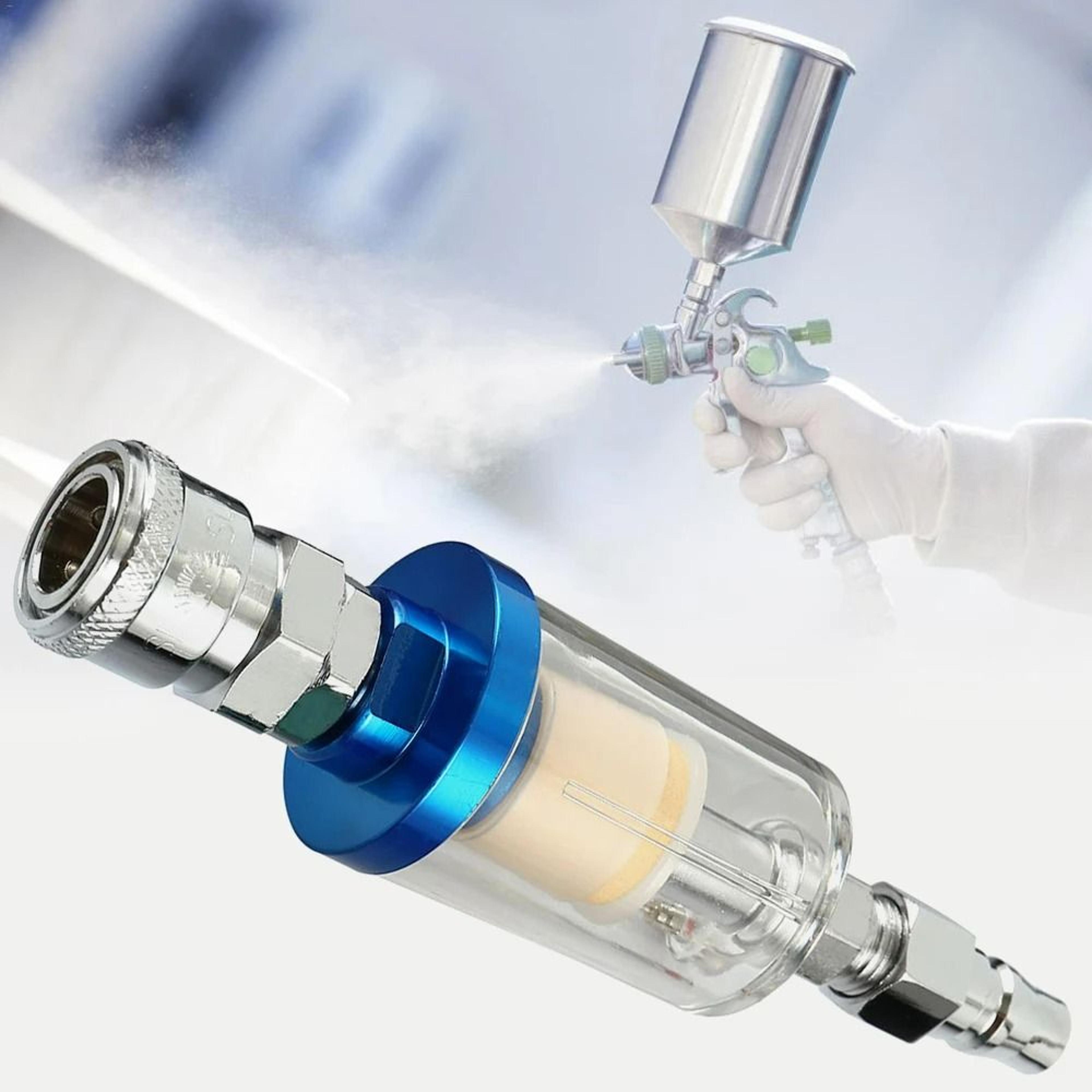 14Inch Thread Inline OilWater Separator  Clear Painting Moisture Trap For Spray Guns And Air Compre 2