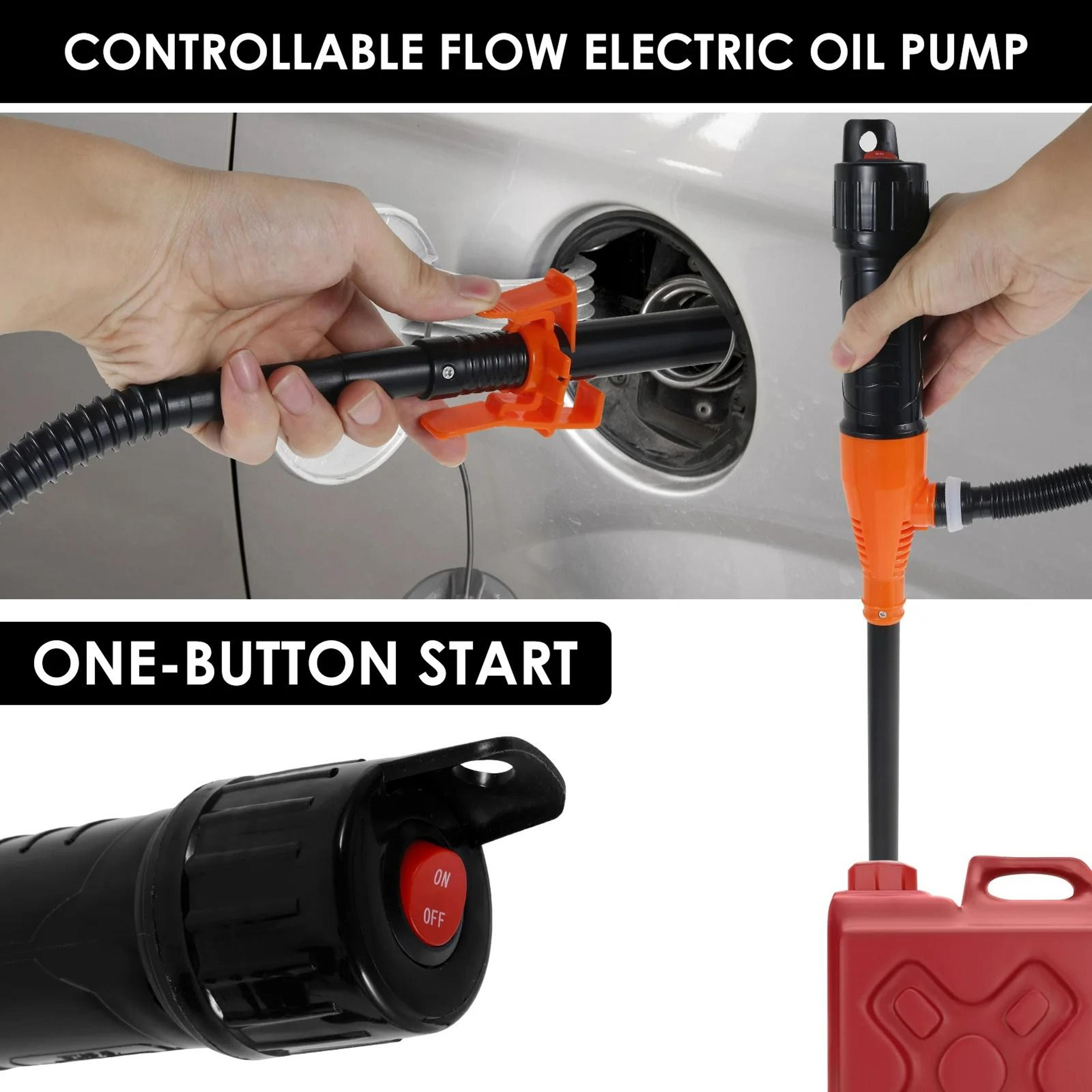 BatteryOperated Portable Transfer Pump  22 GPM Efficient Electric Siphon Pump For Diesel And Fuel 5