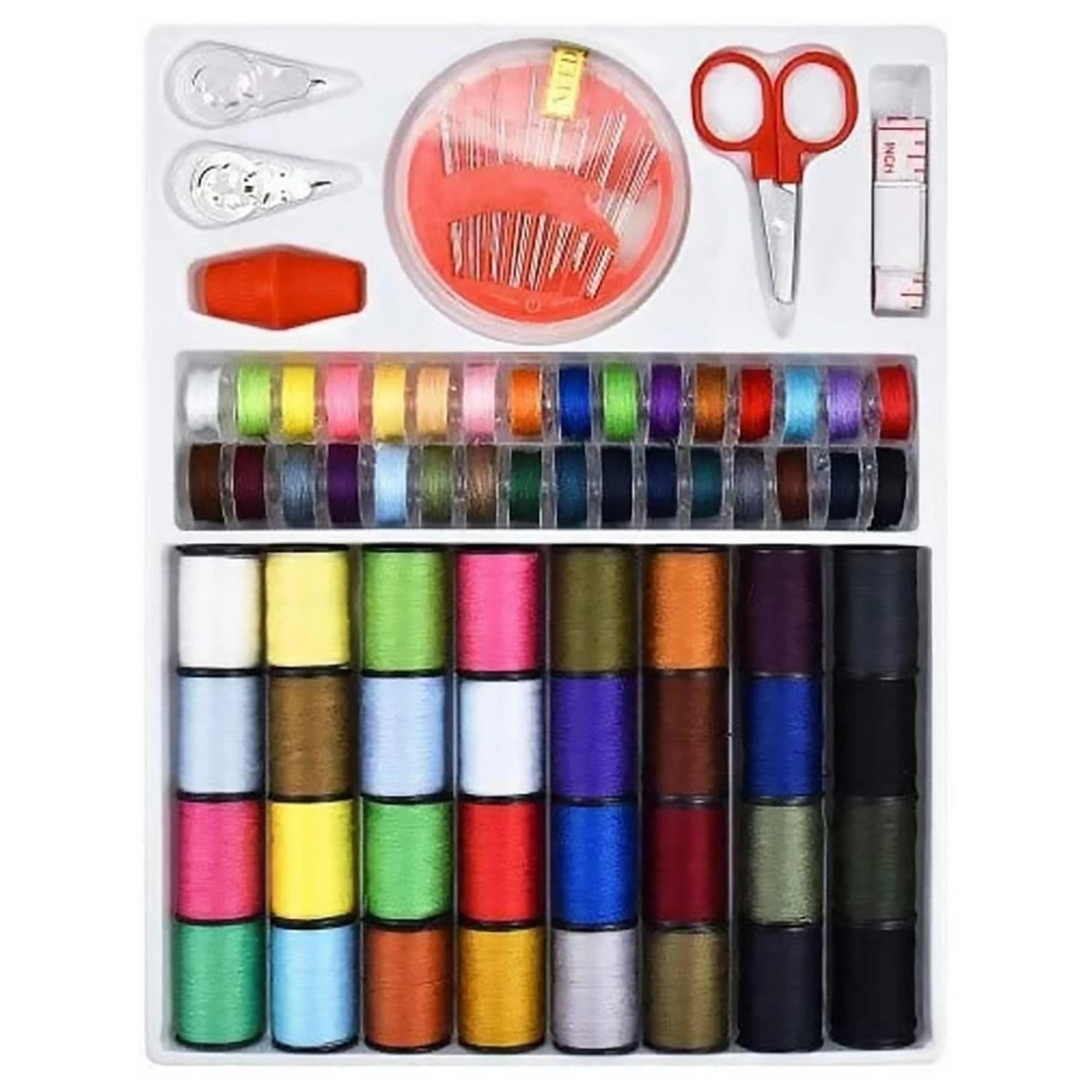Bobbins And Sewing Thread Kit  Assorted Colors Polyester Thread Set For Hand And Machine Sewing 7