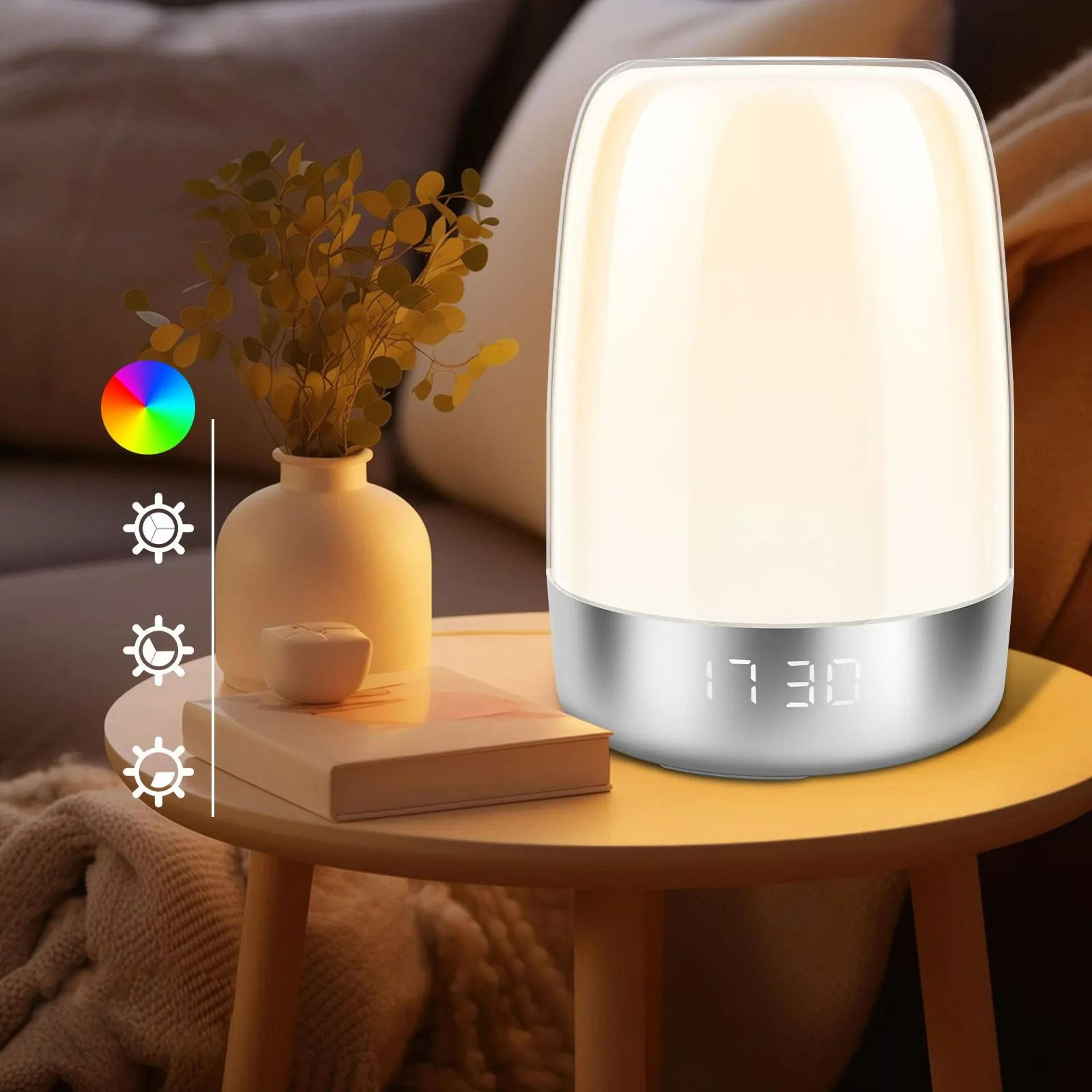 Sunrise Alarm Clock Light  Adjustable WakeUp Night Light And Dimmable Sun Lamp 1
