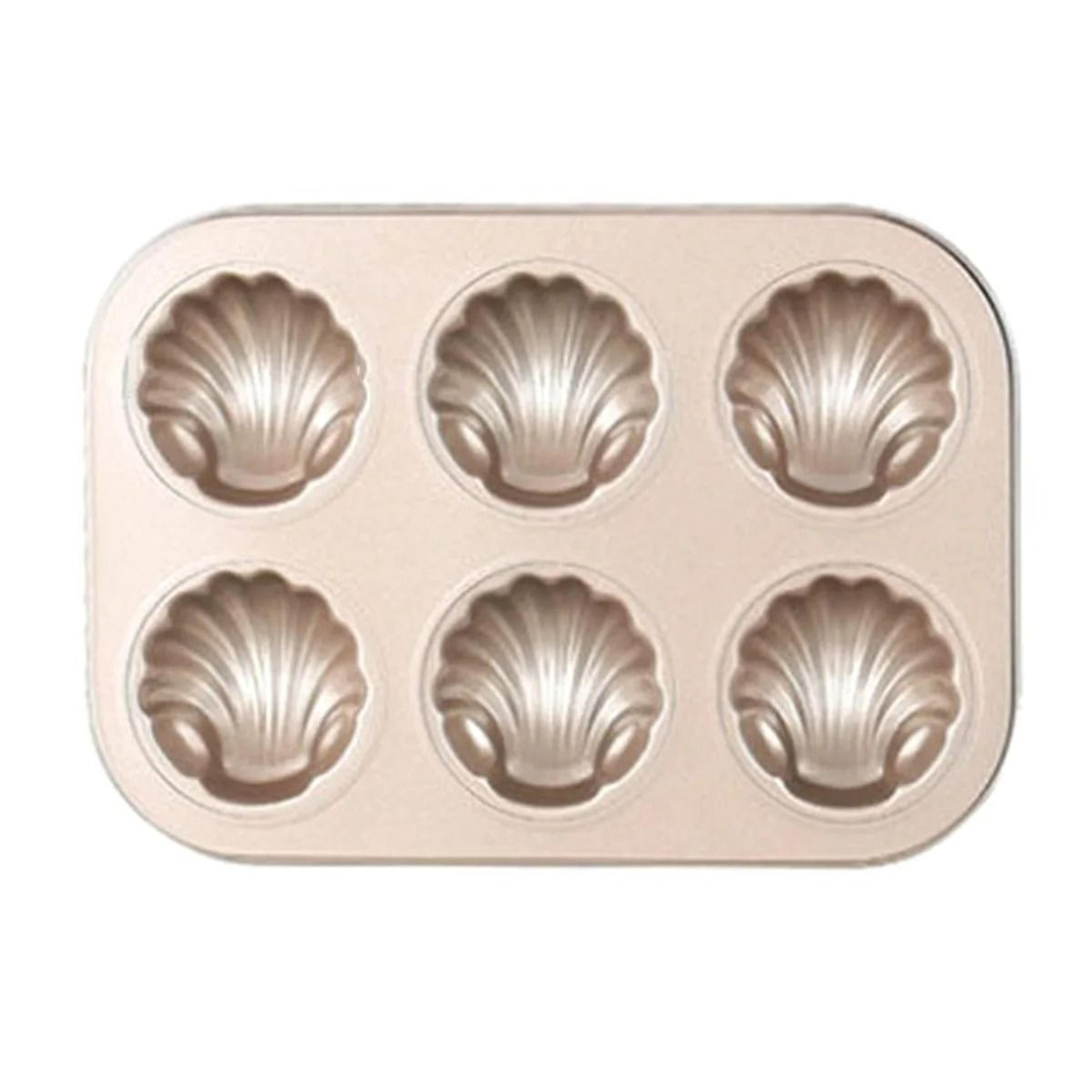 9Cavity NonStick Madeleine Baking Pan  HeavyDuty Carbon Steel ShellShaped Cake And Candy Mold 6