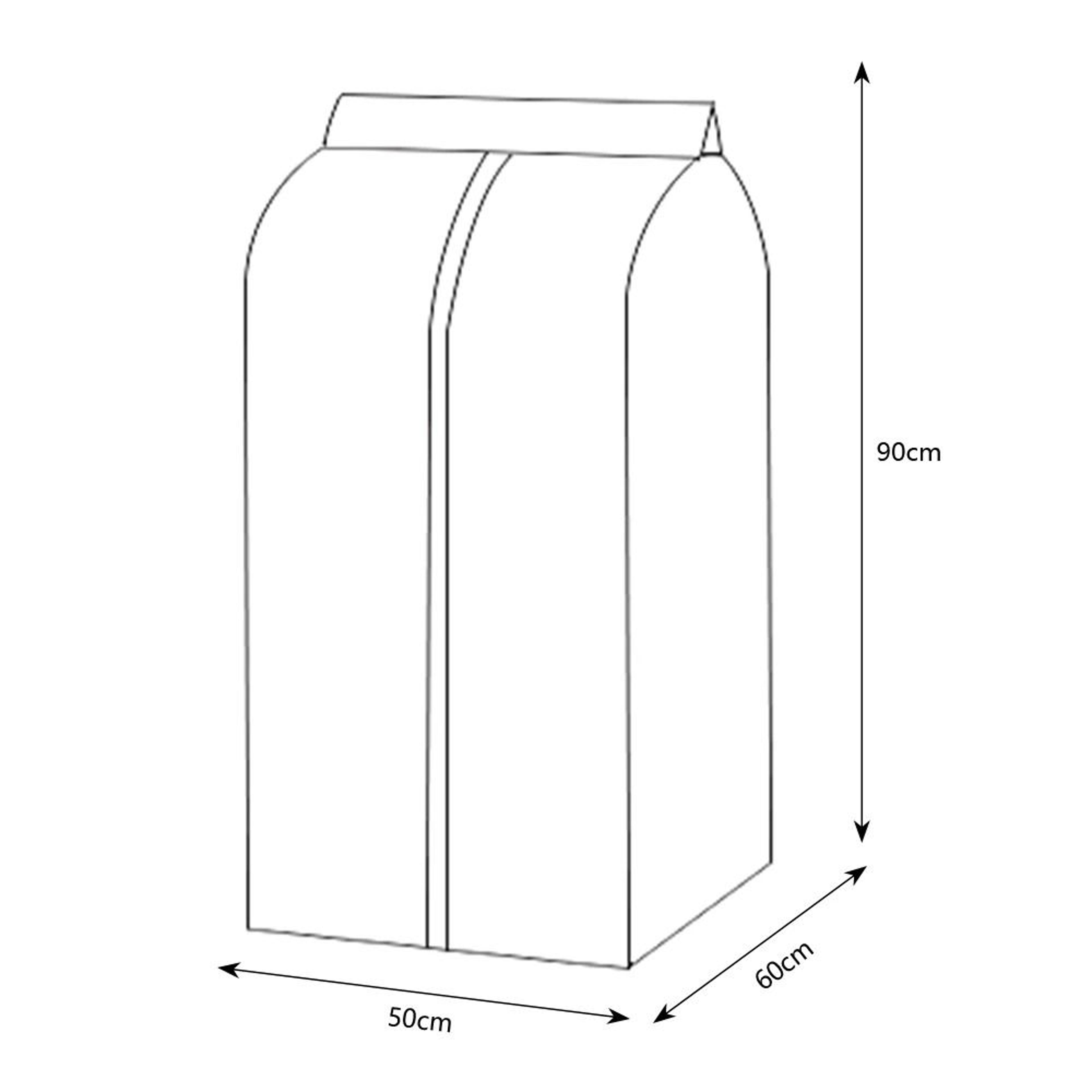 Hanging Clothes Dust Cover  Wardrobe Storage Organizer For Dress Garment Suit And Coat Protection 5