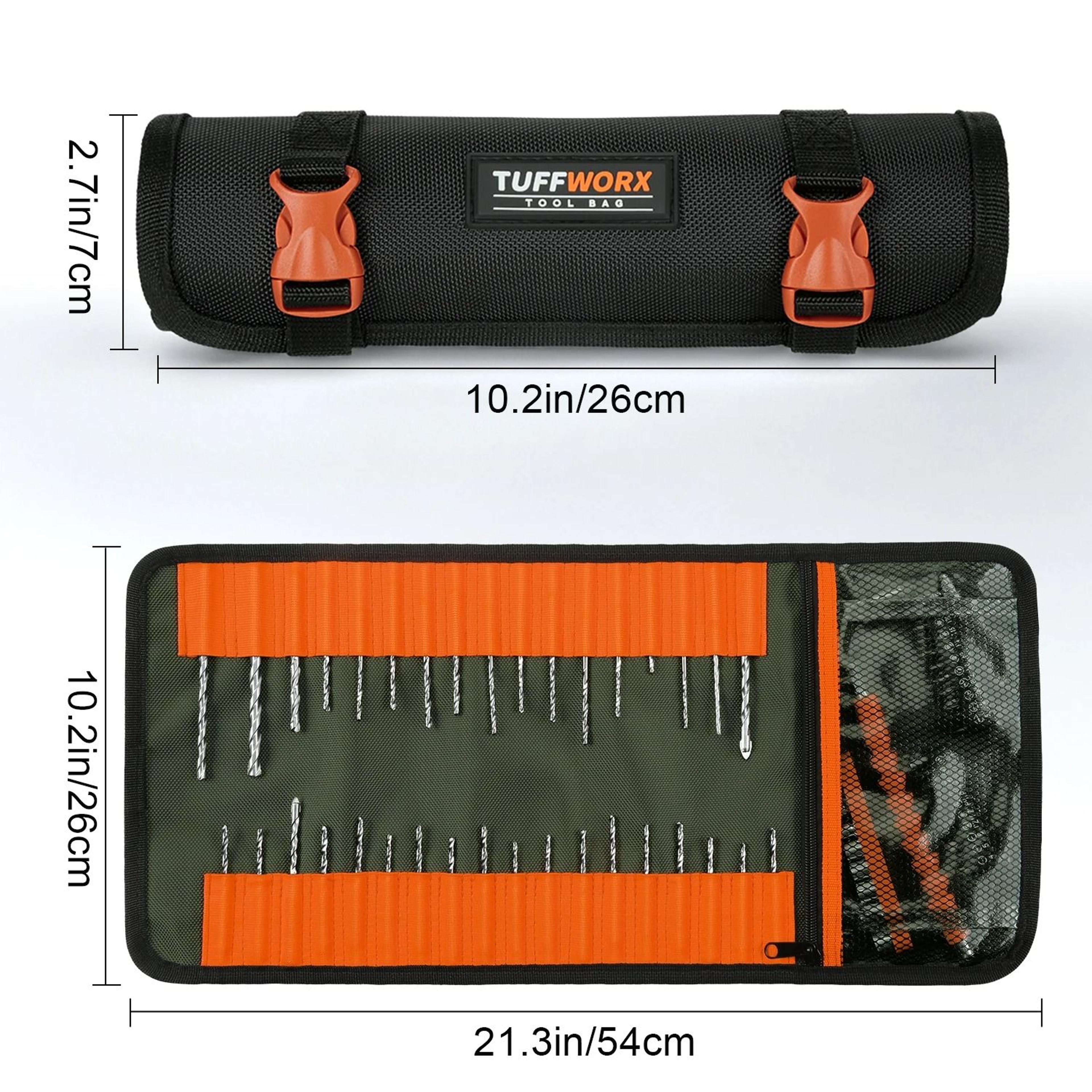RollUp Tool Bag  Portable Foldable Hardware Storage Organizer For Vehicles And Workshops 8