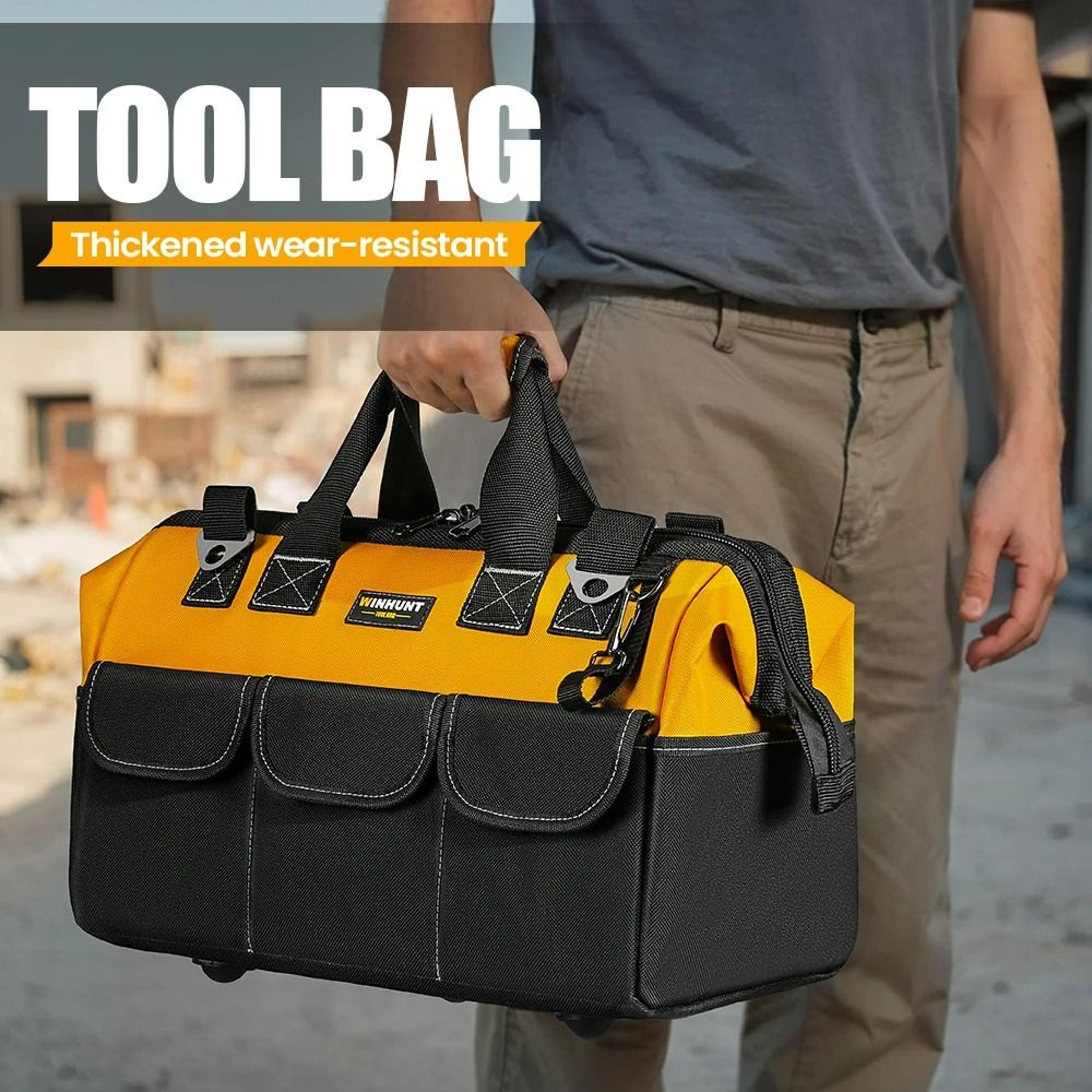 Tool Bag  14Pocket Portable Empty Storage Box Organizer With Adjustable Shoulder Strap 3