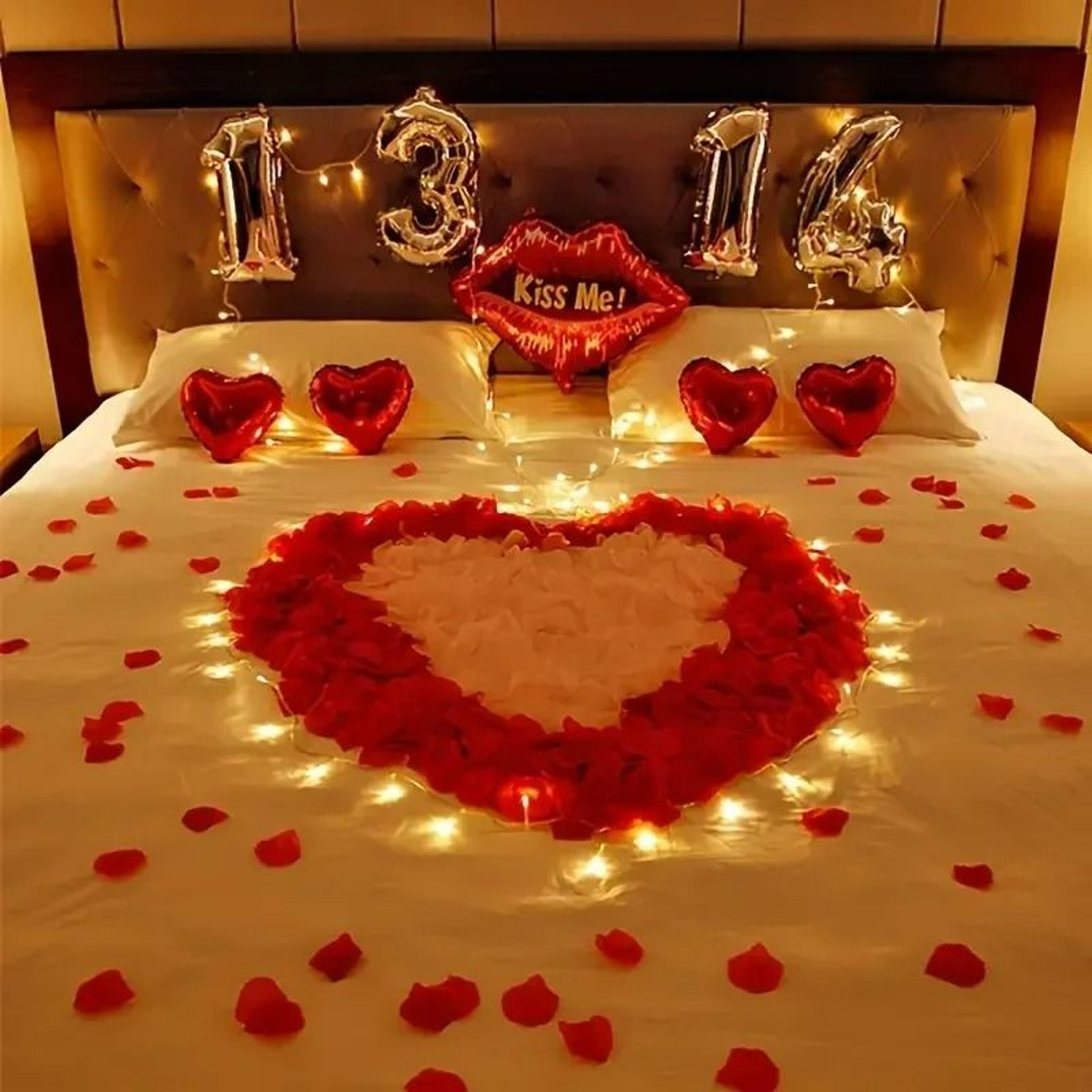5000Piece Artificial Silk Rose Petals Set  Multicolor Romantic Floral Decoration For Valentines Day 5
