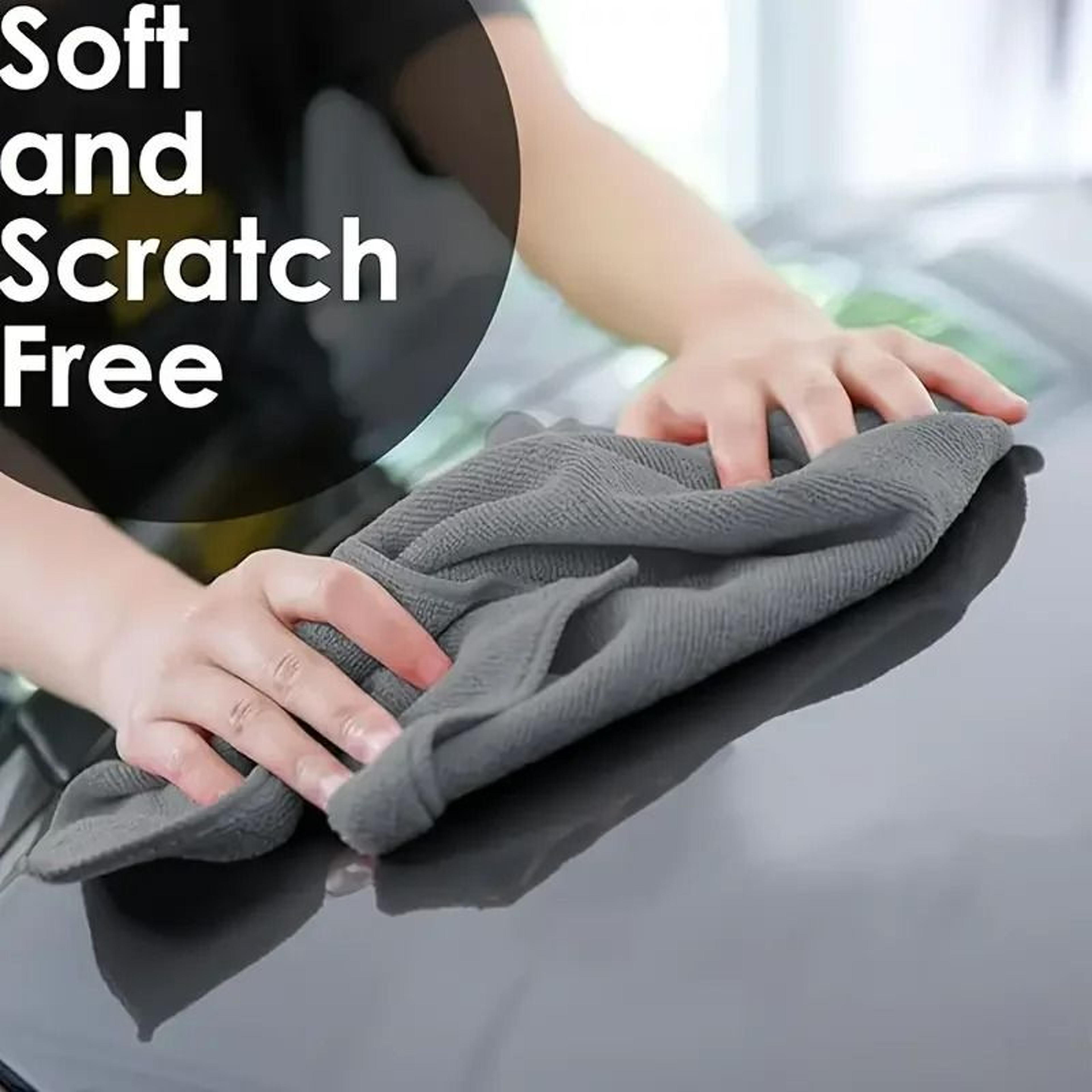 50Pack Charcoal Microfiber Cleaning Cloths  Thickened Super Absorbent Dishcloths And OilResistant K 5