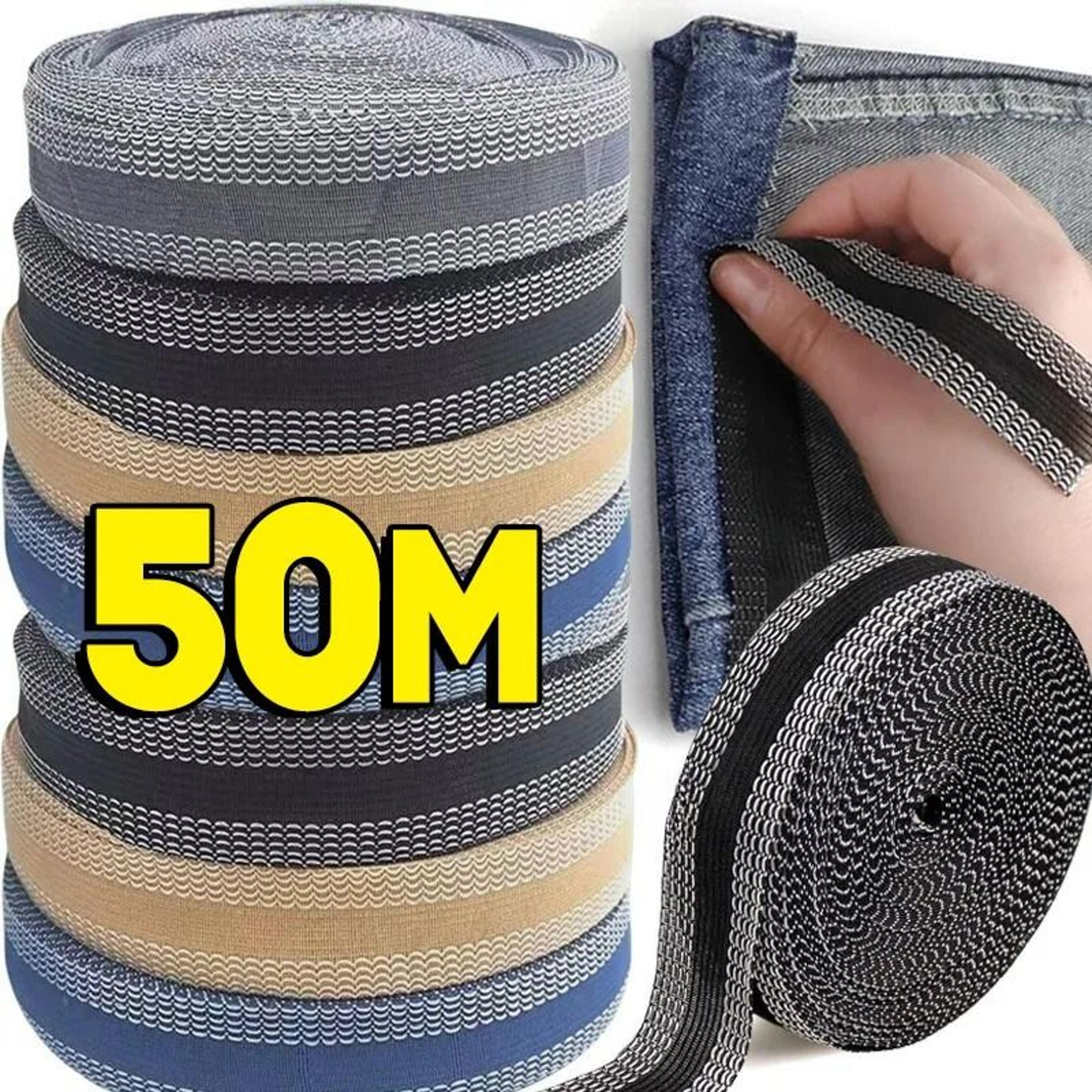 iron-on pants hem tape – 10-roll self-adhesive fabric shortening and repair tape for jeans and trousers