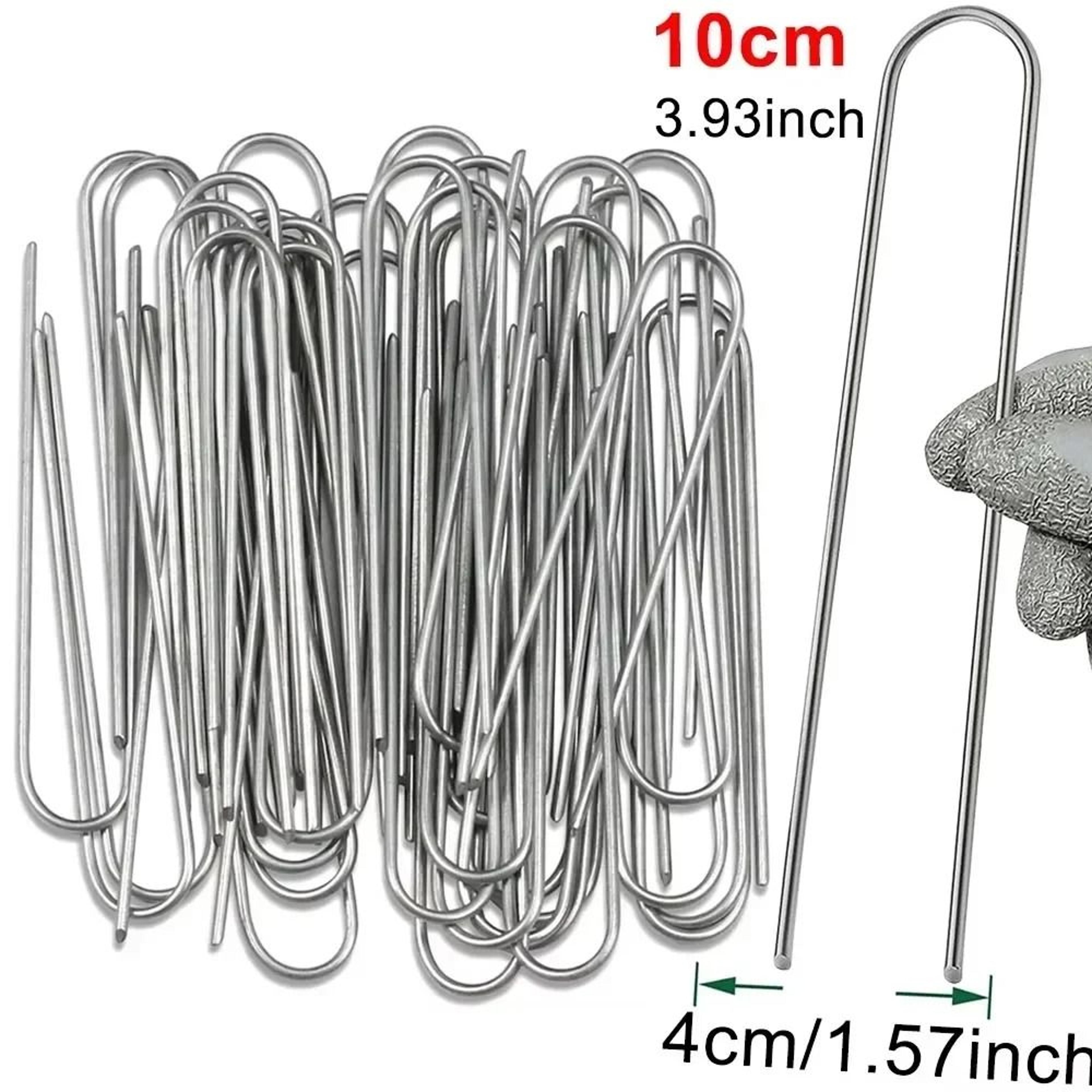 HeavyDuty Galvanized UShaped Garden Staples 300Piece Bulk Set 6