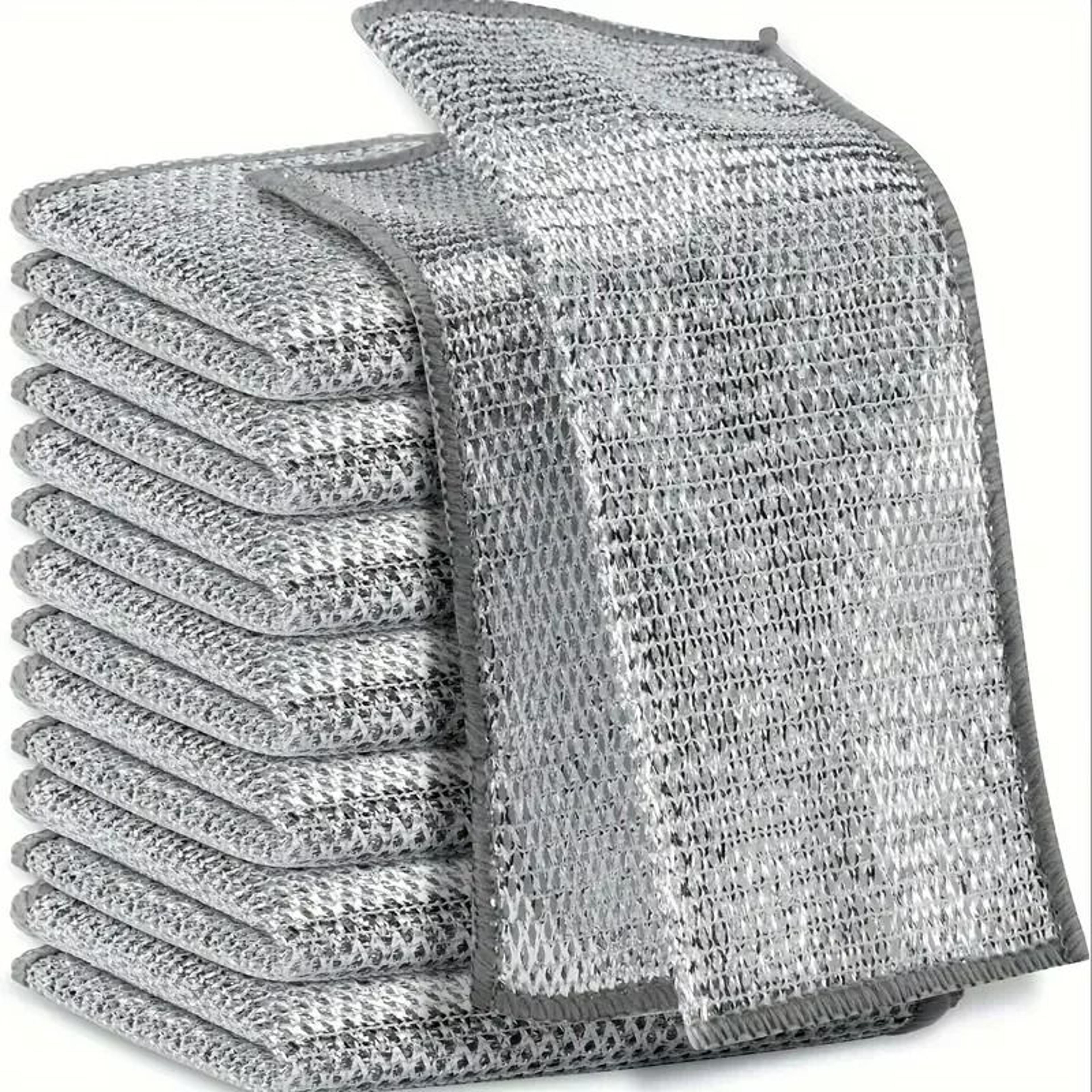 Thickened DoubleSided Steel Wire Magic Cleaning Cloths 80Piece Set 2