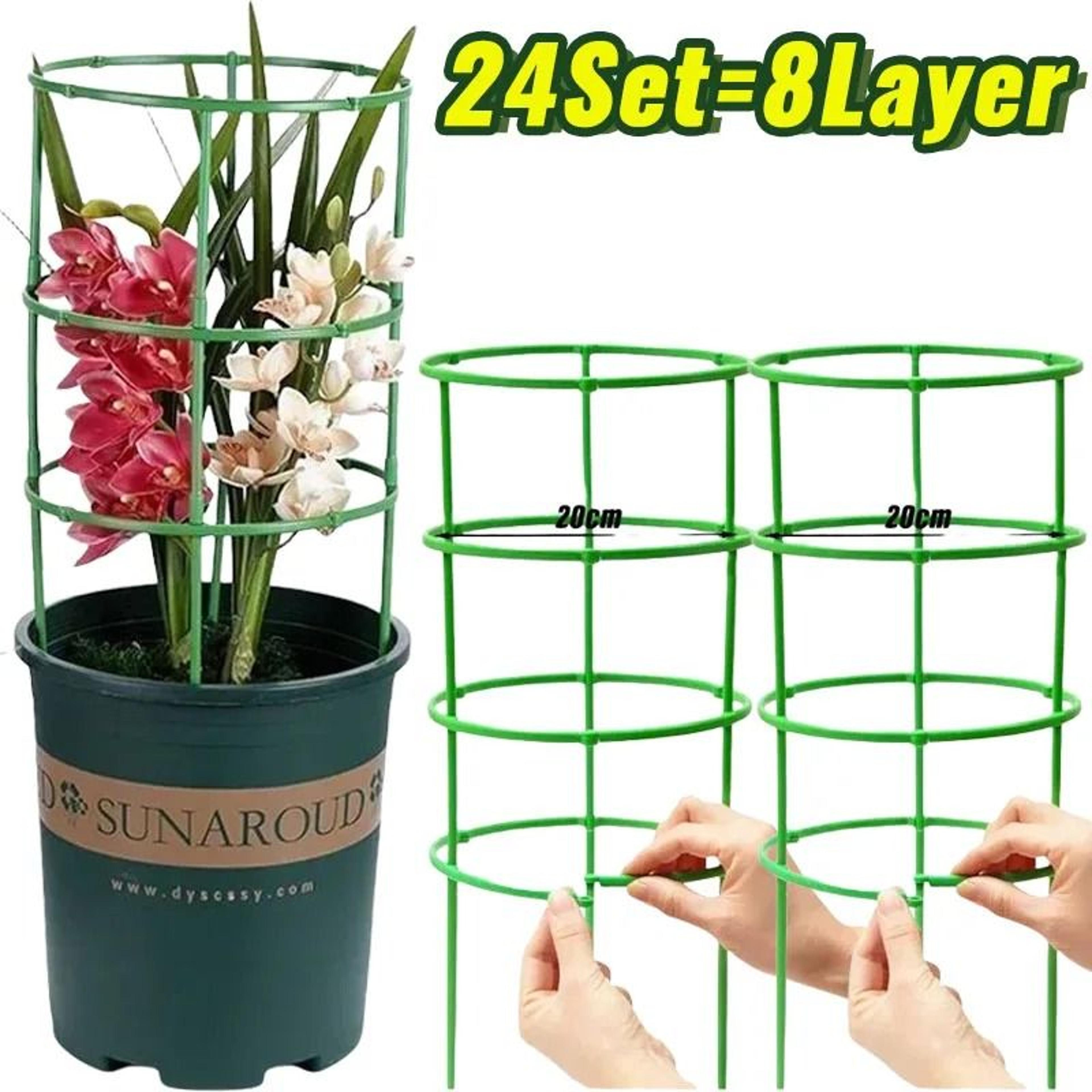 Stackable Semicircle Indoor Plant Support Trellis 7