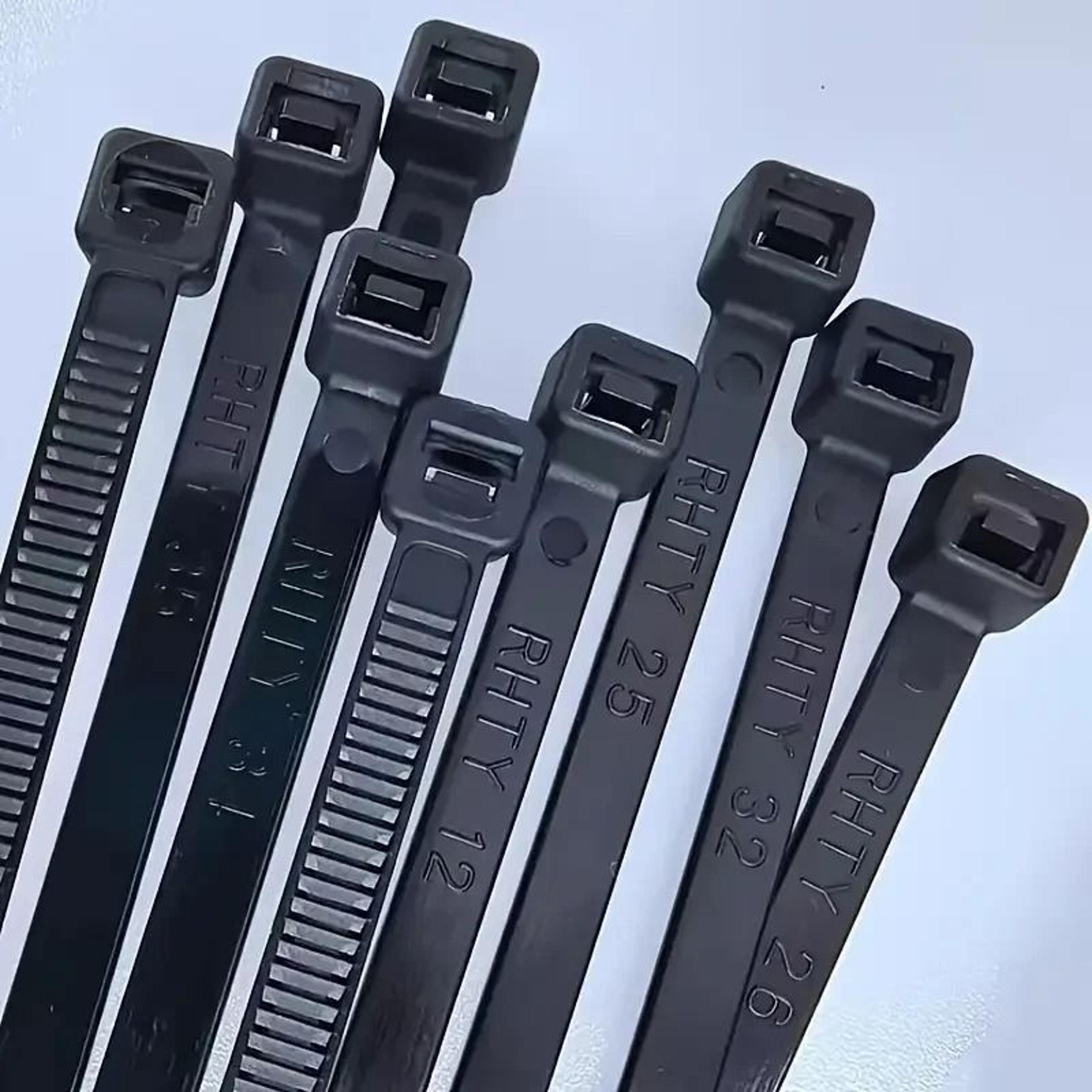 Elite HeavyDuty SelfLocking Nylon Zip Ties 100Piece Set 3