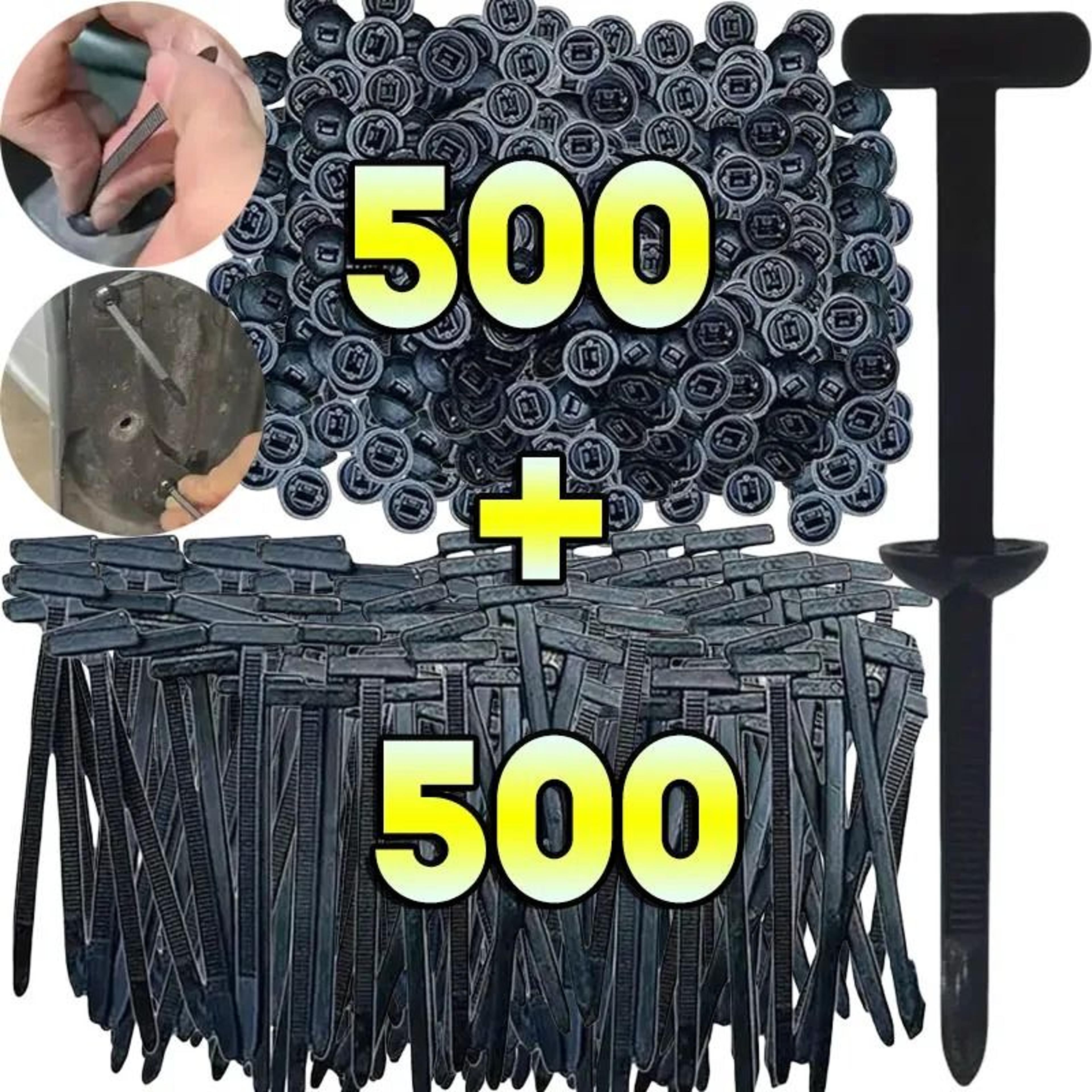 Auto Fastener Cable Tie Expansion Clips 500Piece Bulk Pack 0