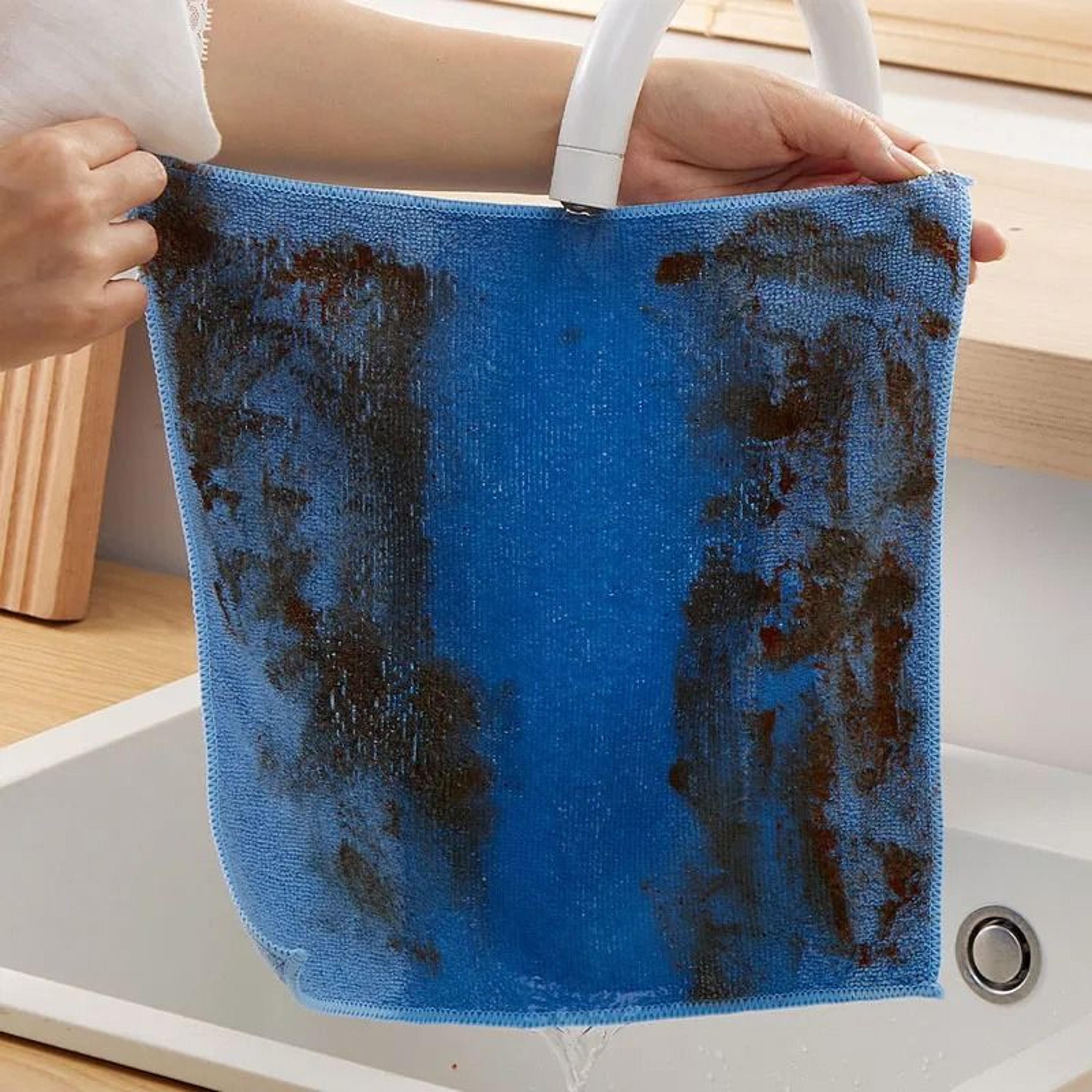 MultiSurface Microfiber Kitchen And Bathroom Cleaning Cloths 1