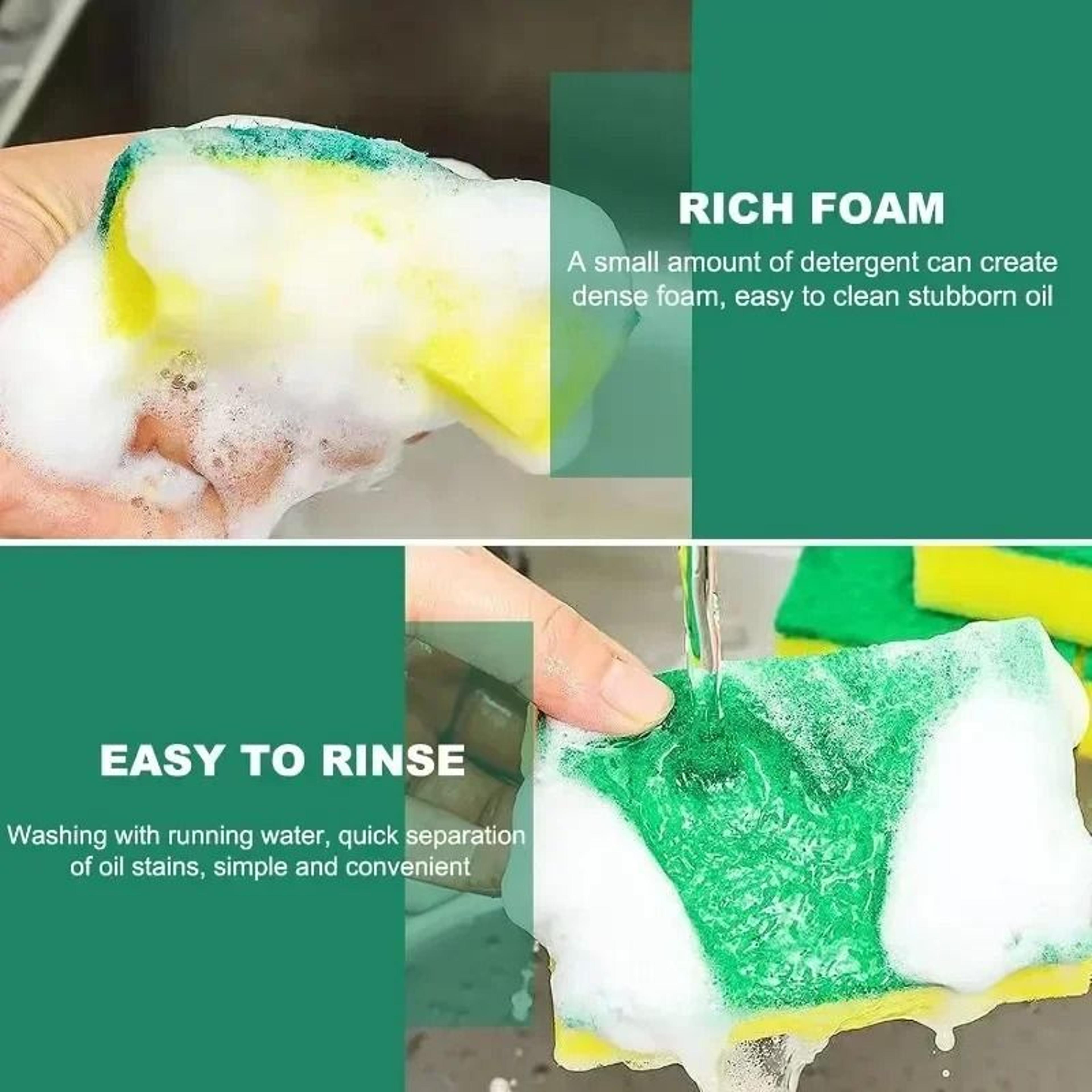 HeavyDuty Multi Surface Kitchen Dishwashing Sponges 50Piece Bulk Pack 4