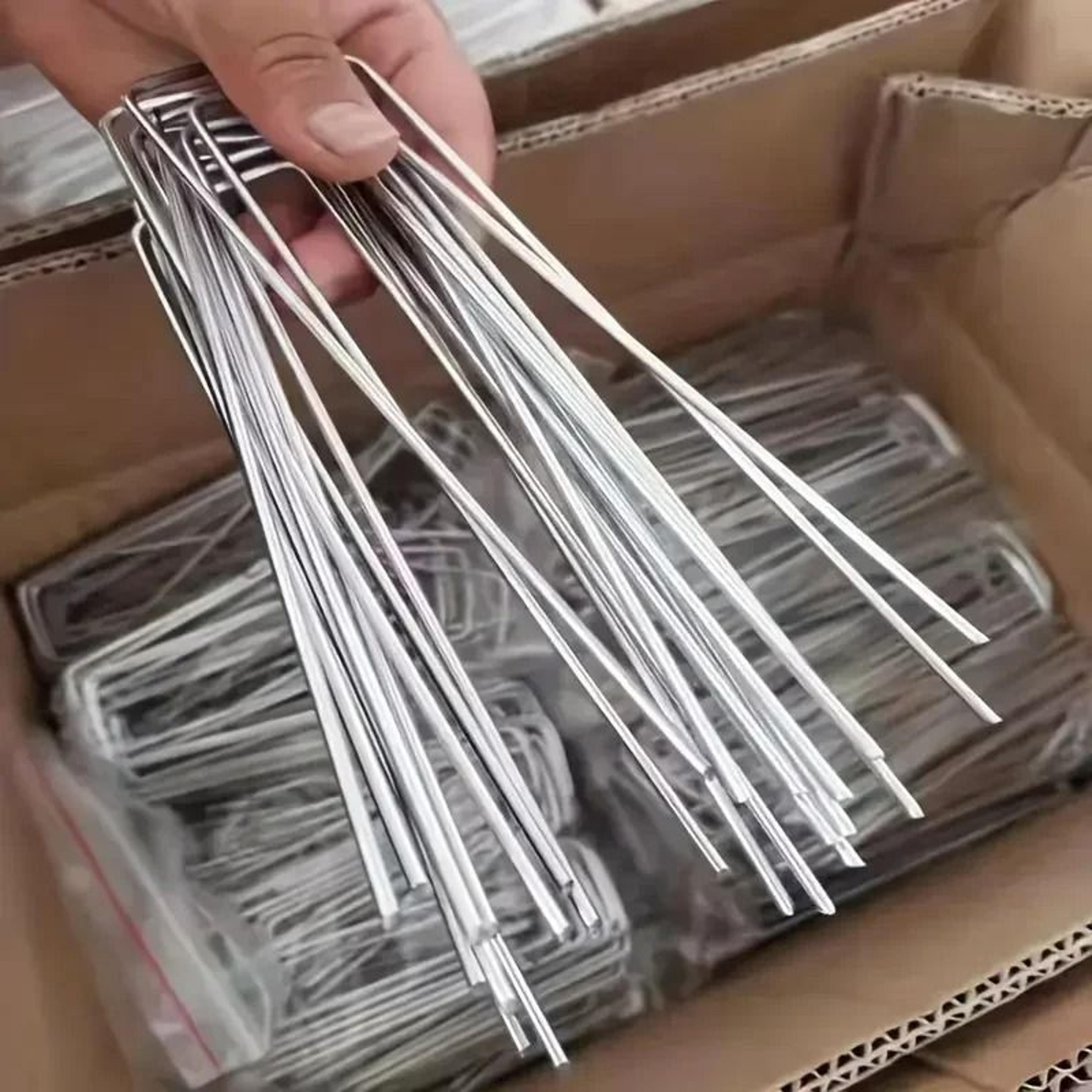 HeavyDuty Galvanized UType Garden Landscape Staples 1000Piece Bulk Pack 1