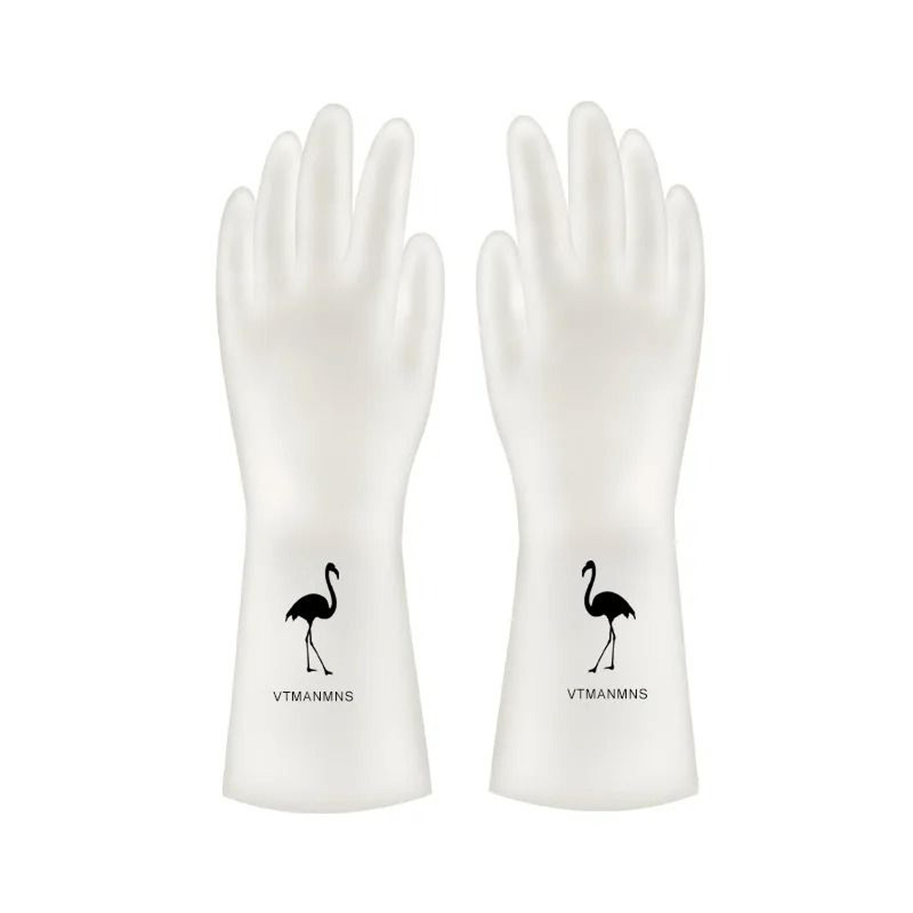 HeavyDuty NonSlip Waterproof Household Cleaning Gloves 10
