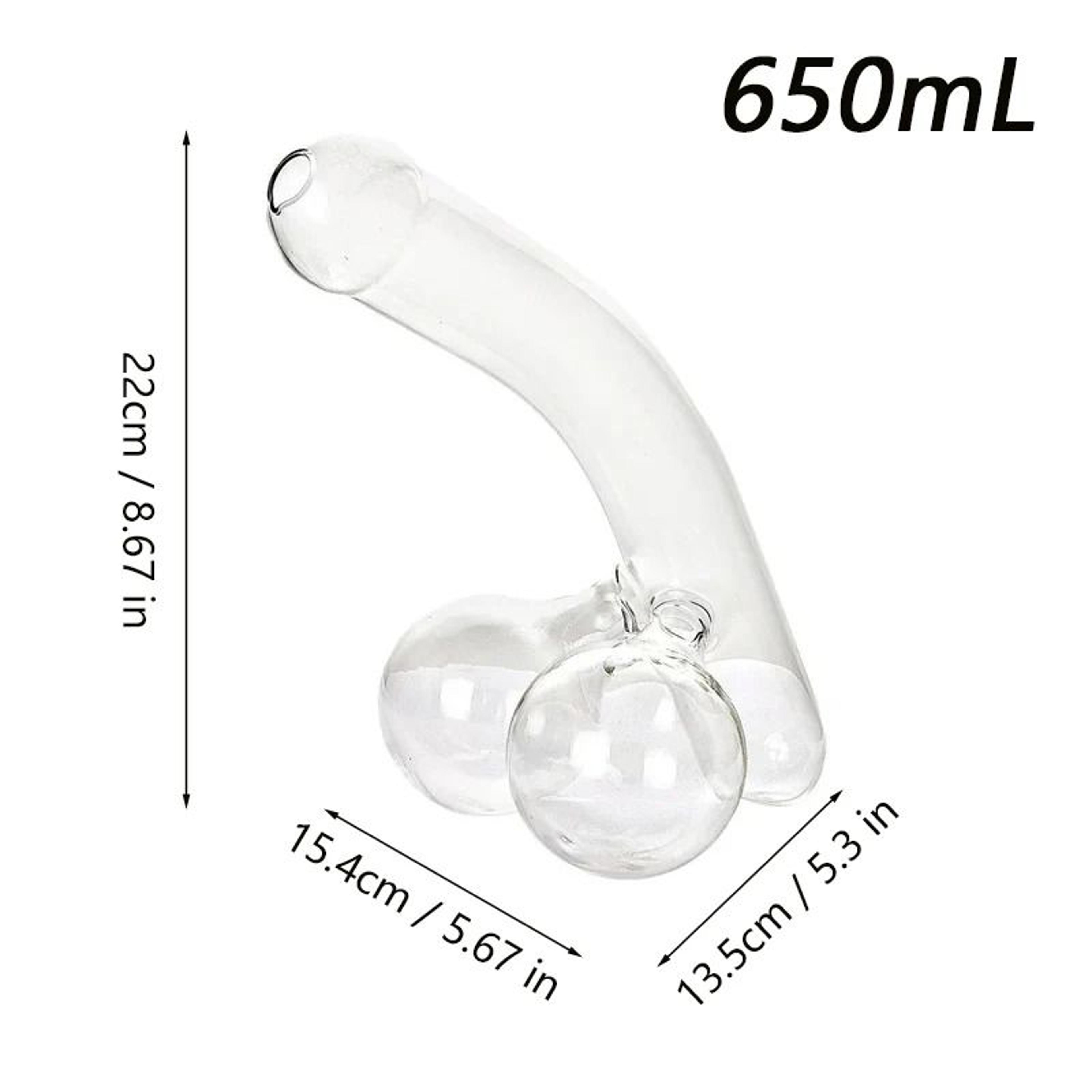 Premium Big Bird Flipping The Bird Middle Finger Glass Decanter 6