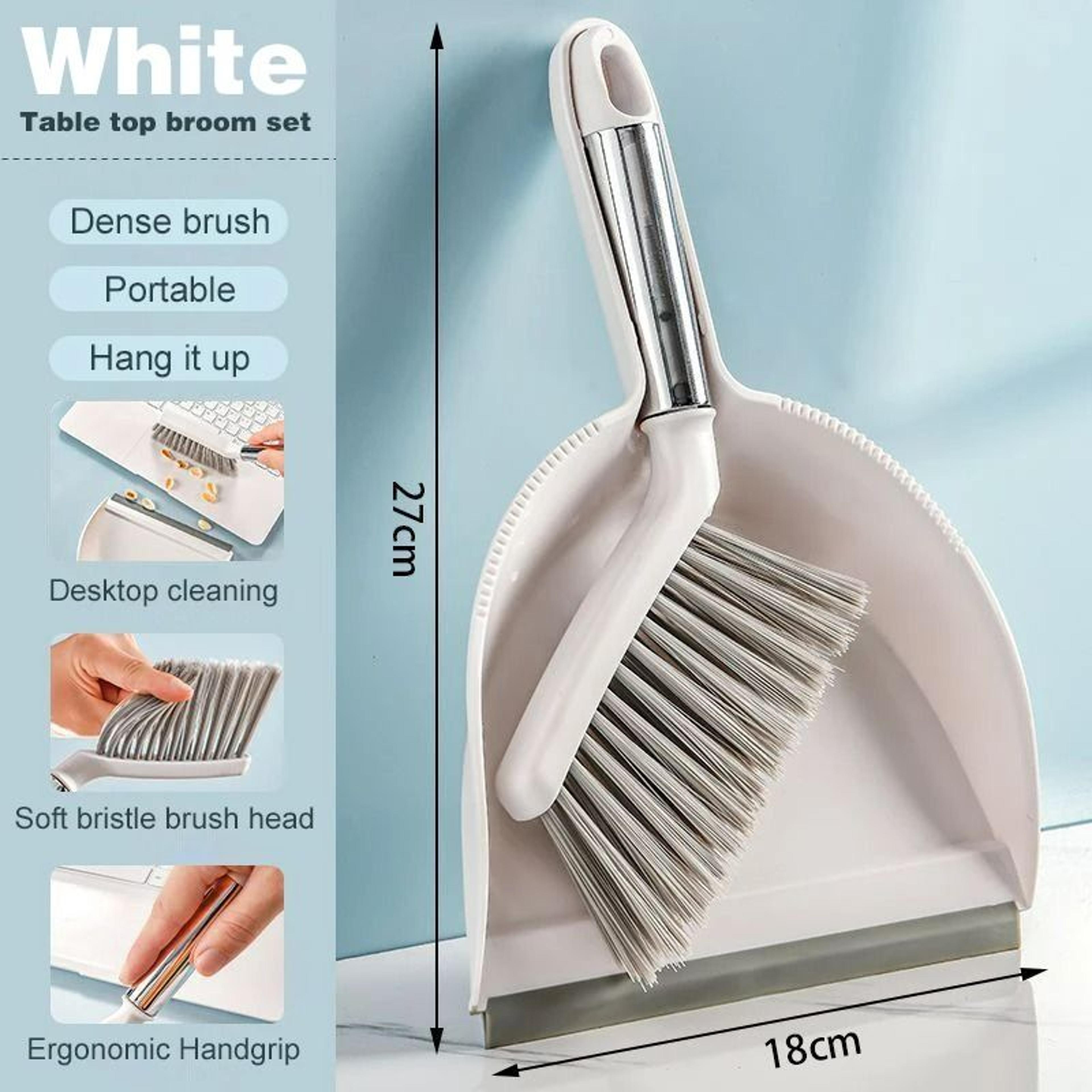 Desktop Mini Broom  Dustpan Set 7