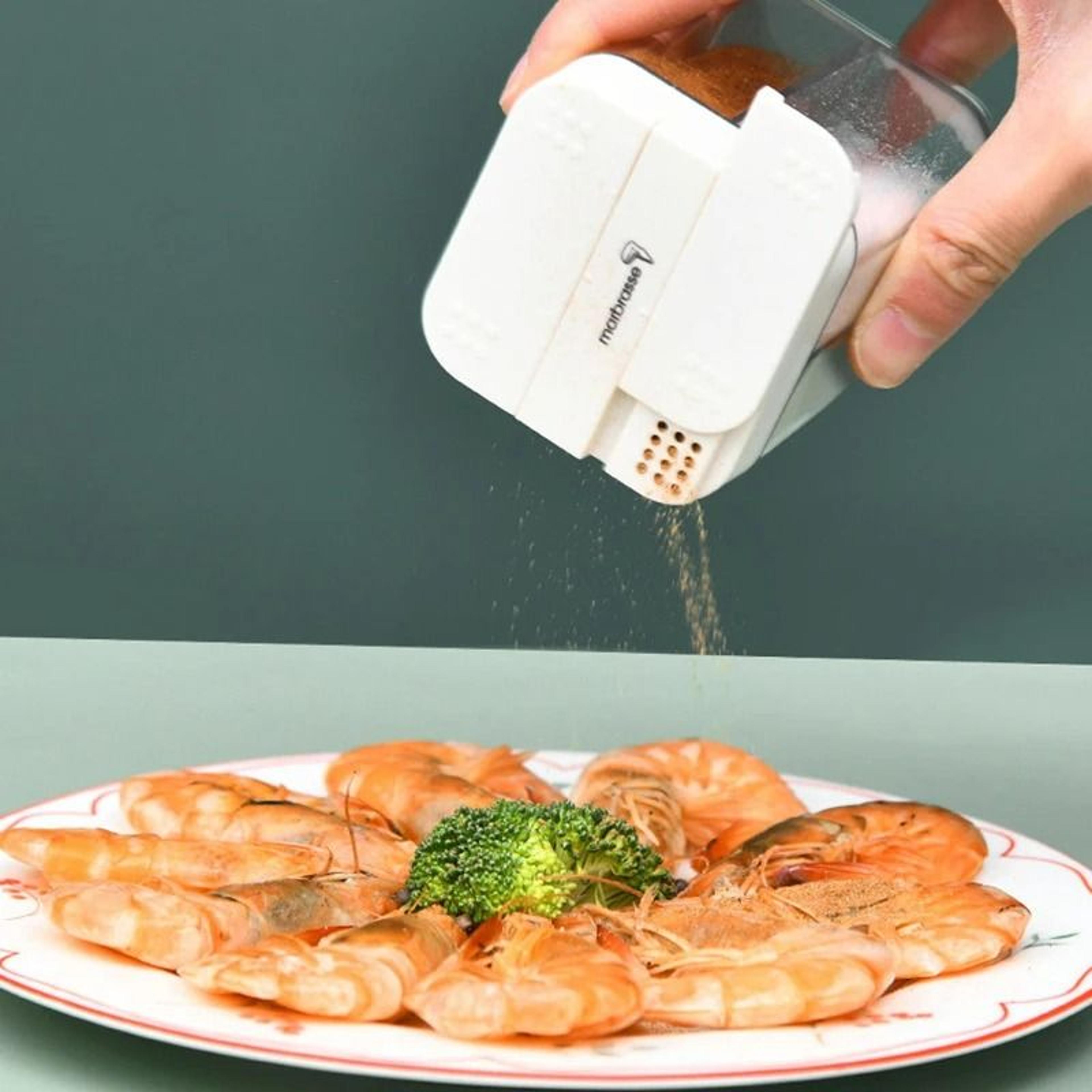 4Compartment HandPress Seasoning Box Set 1