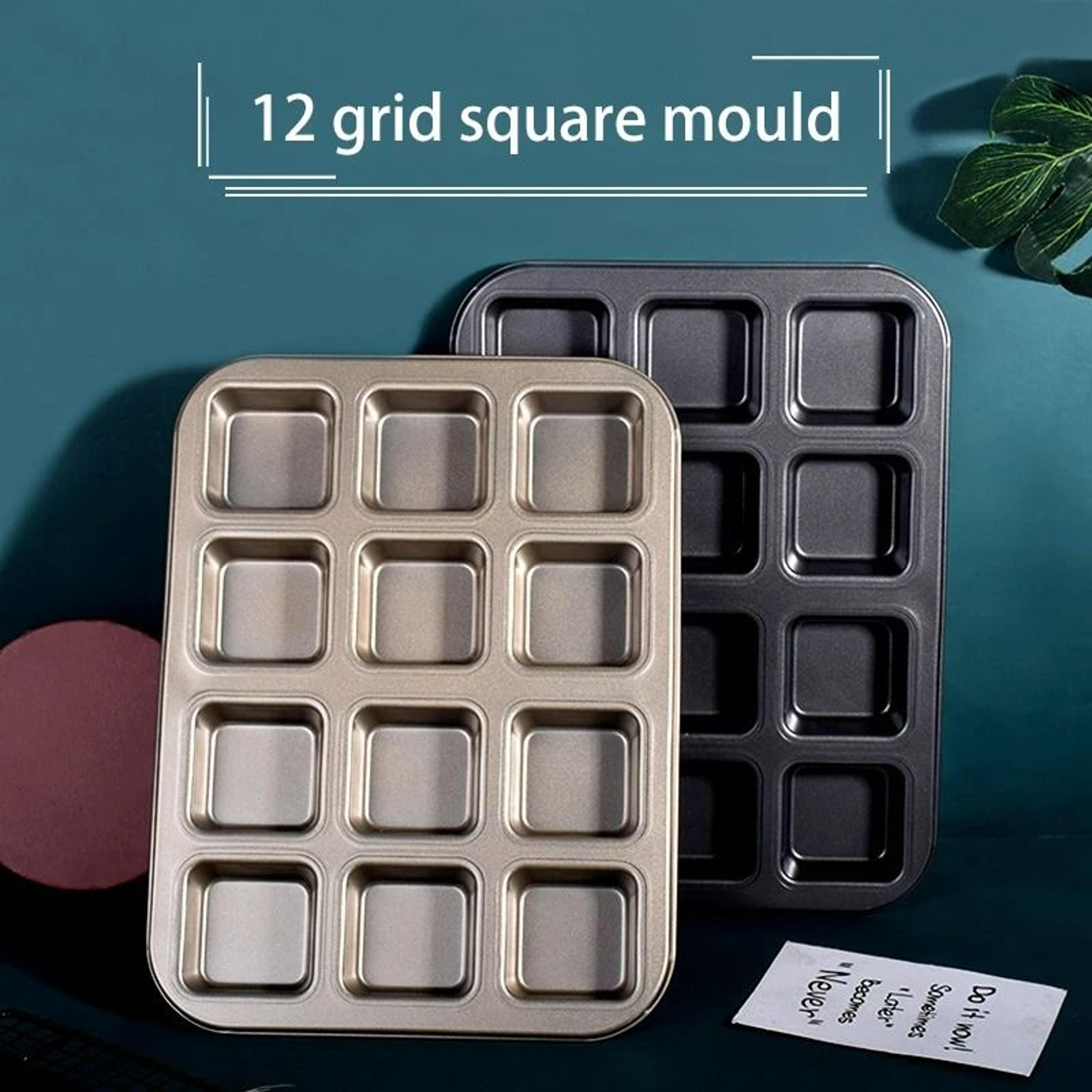 NonStick MultiGrid Square Cake  Mini Bread Pan 1